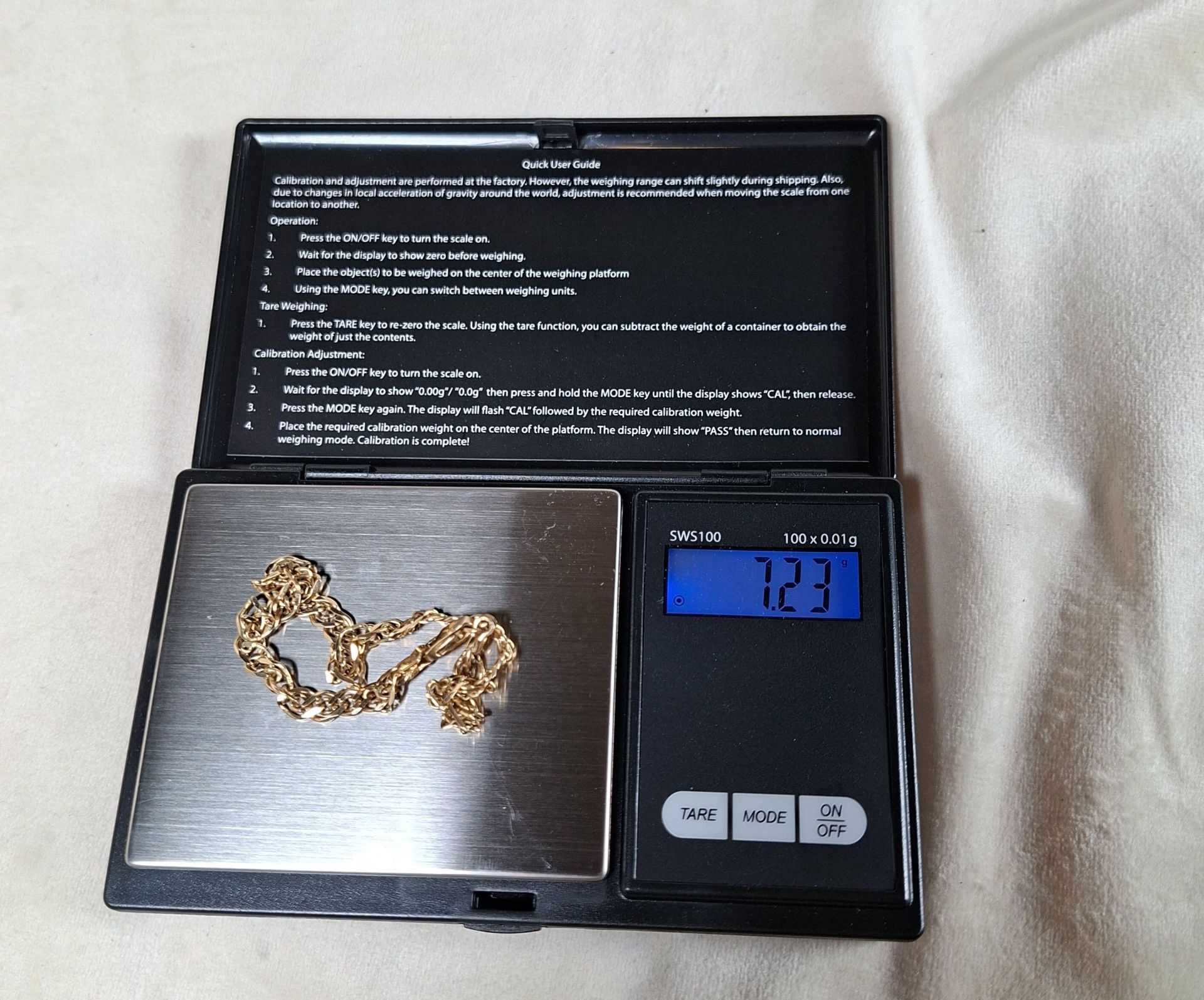 14K GOLD BRACELET, 7.23 GRAMS Stamped "585" - image 1 of 6