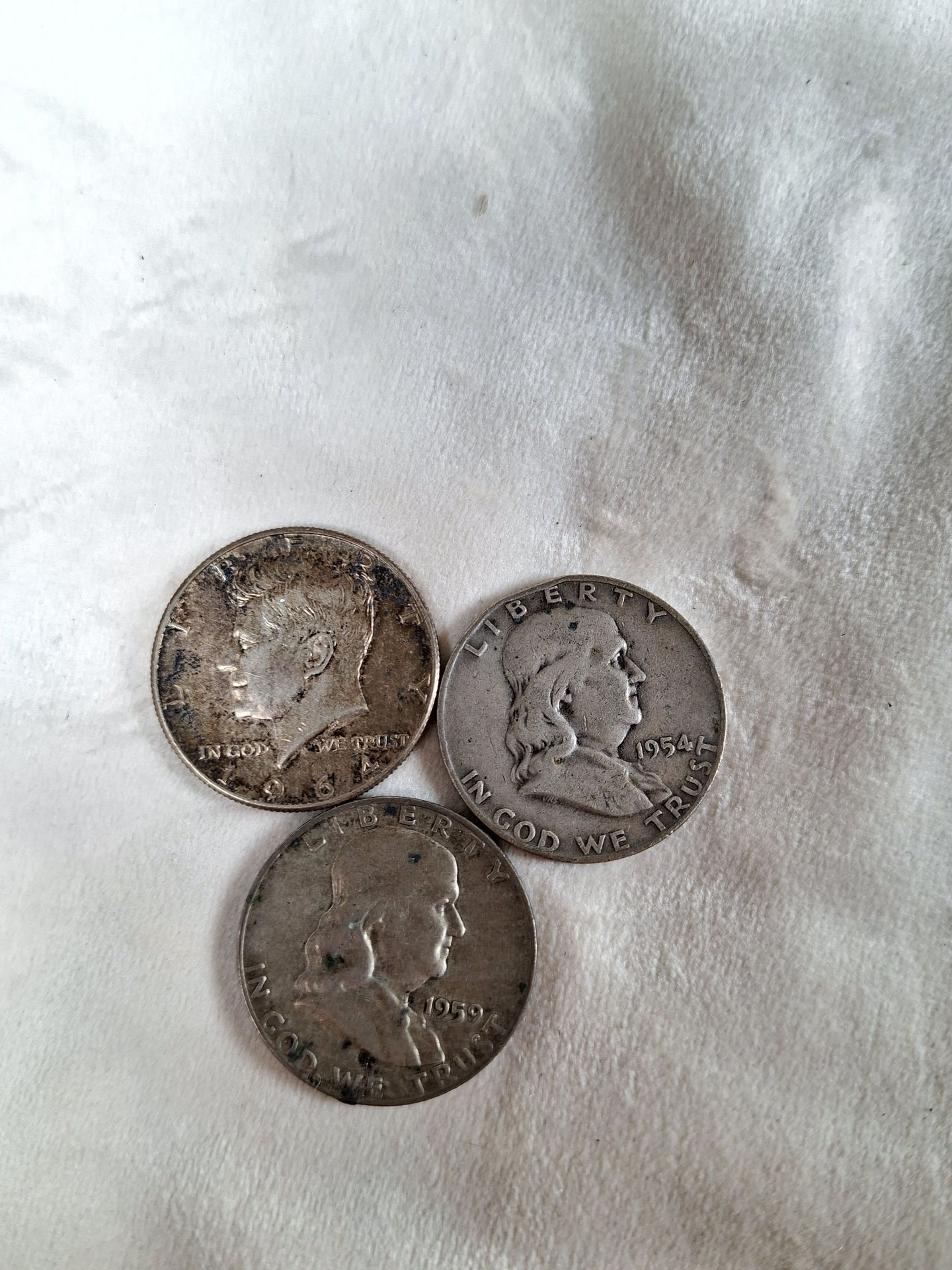 Three United States Half Dollar Coins,  SILVER - image 2 of 5