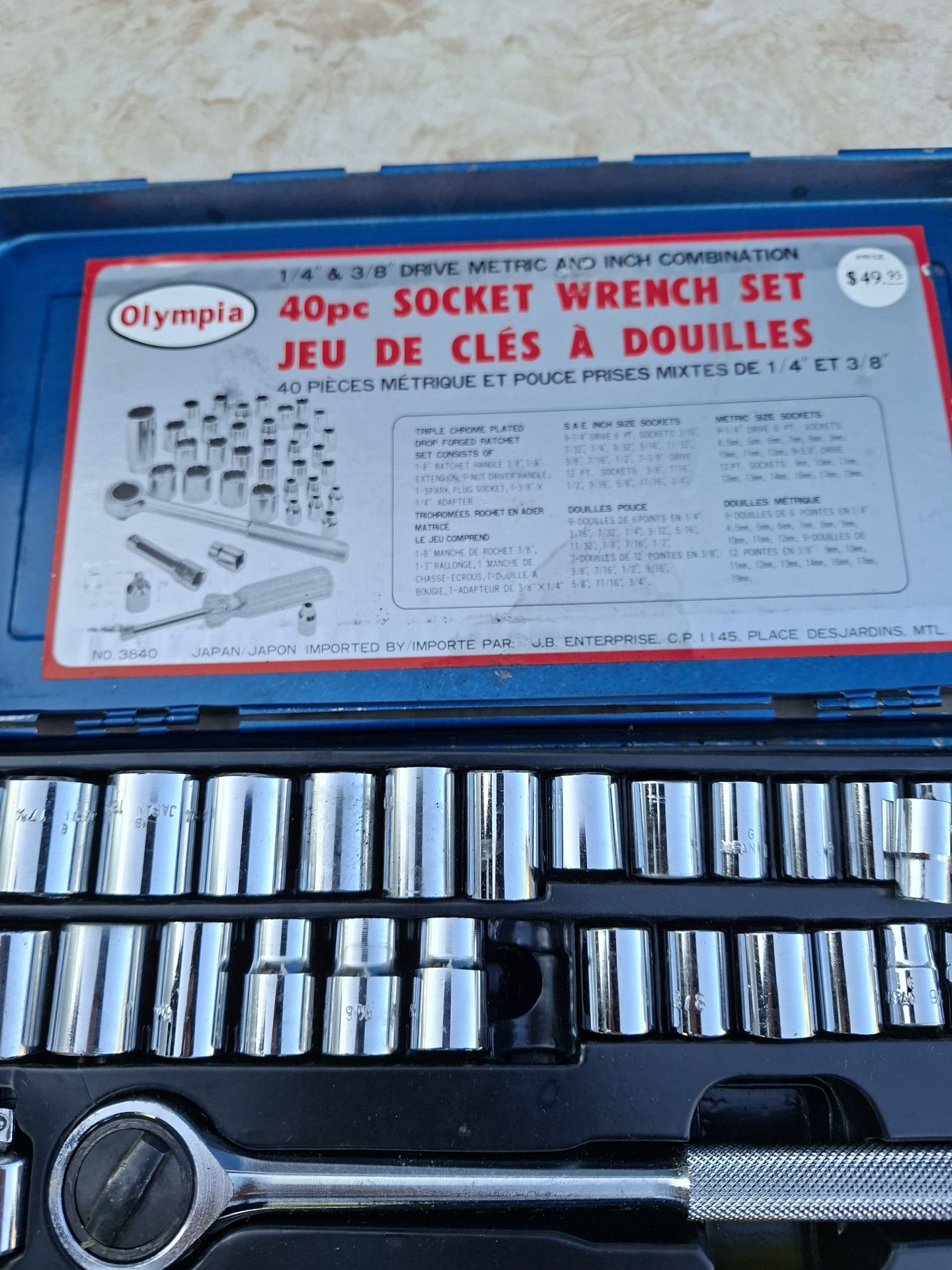 Olympia 40-Piece Socket Wrench Set and Assorted Sockets - image 8 of 8