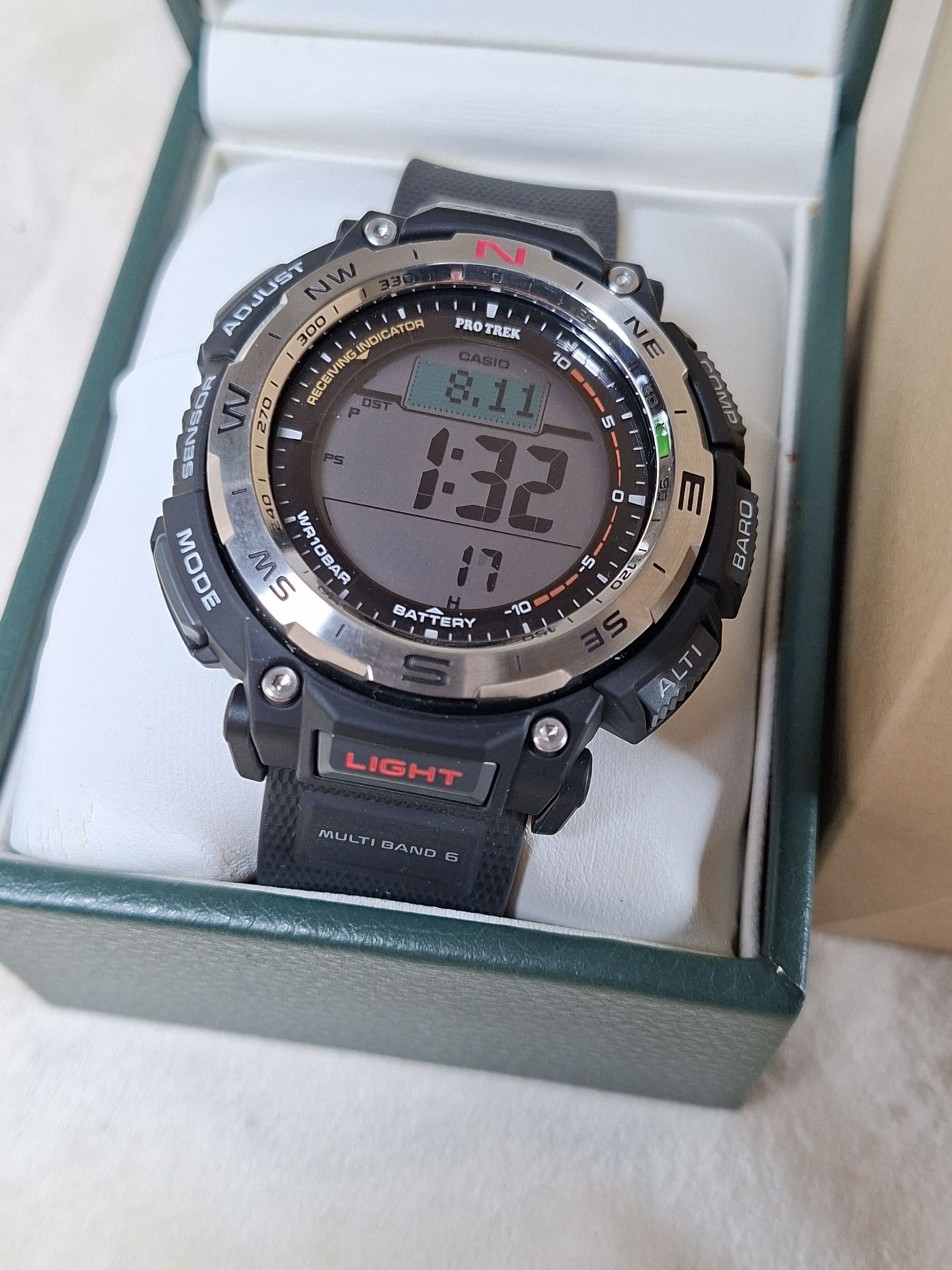 Casio Pro Trek Digital Watch PRW-3400-1JF with Box and Warranty Card - image 2 of 10