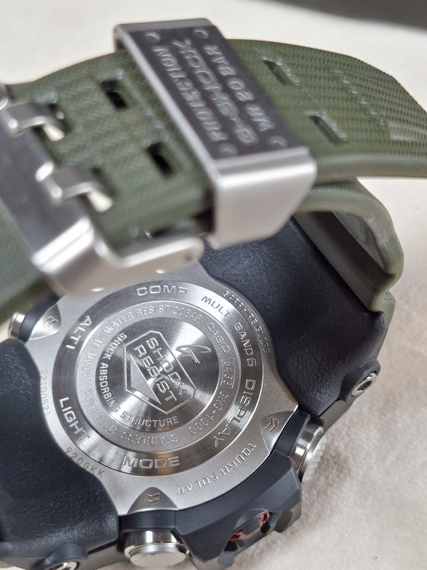 Casio G-Shock GWG-1000-1A3CR Mudmaster Watch with Box and Manuals - image 7 of 12