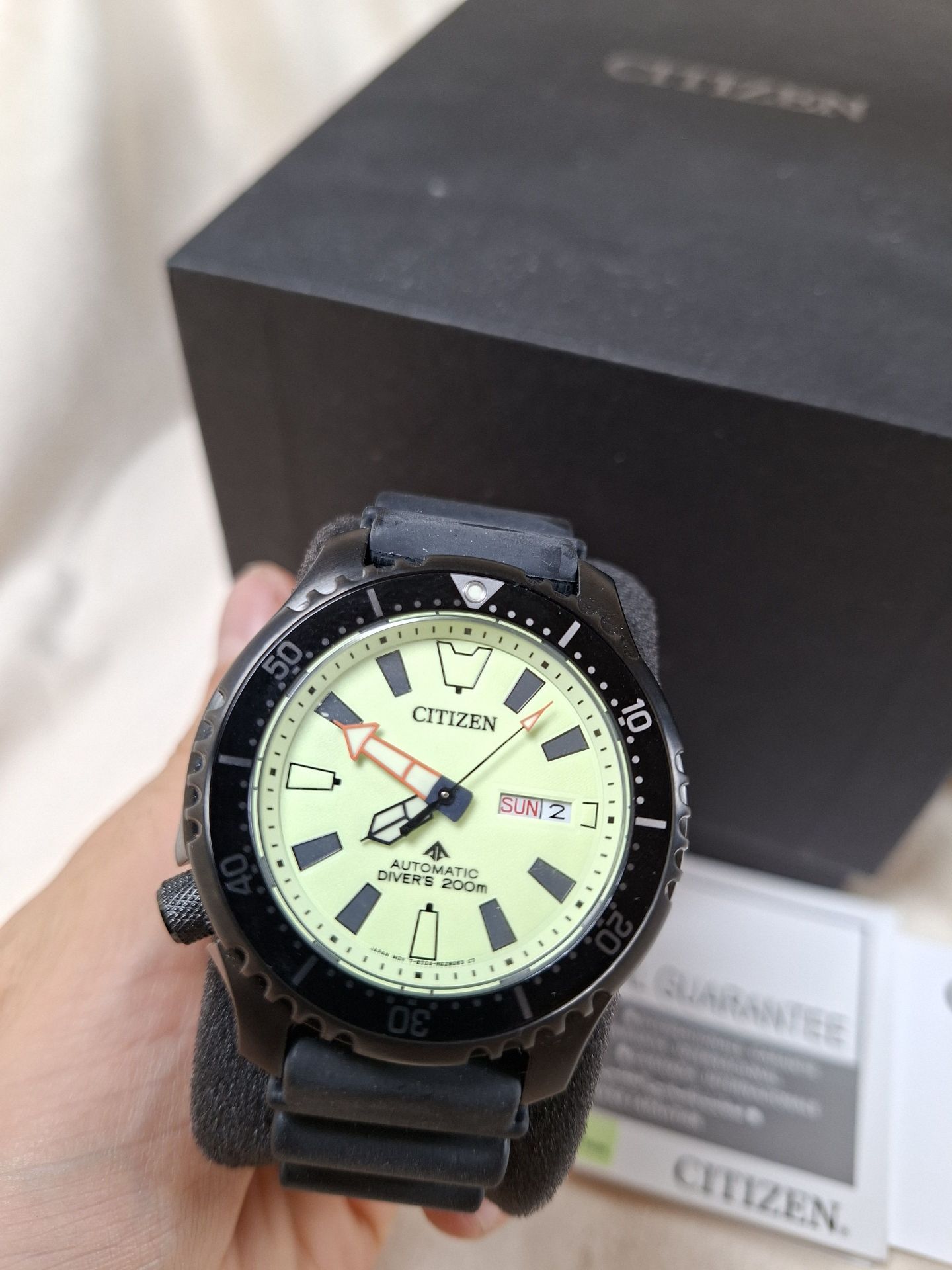 RARE LIMITED EDITION Citizen Promaster Automatic Diver's Watch NY0138-14X, with Box and Papers - image 4 of 14