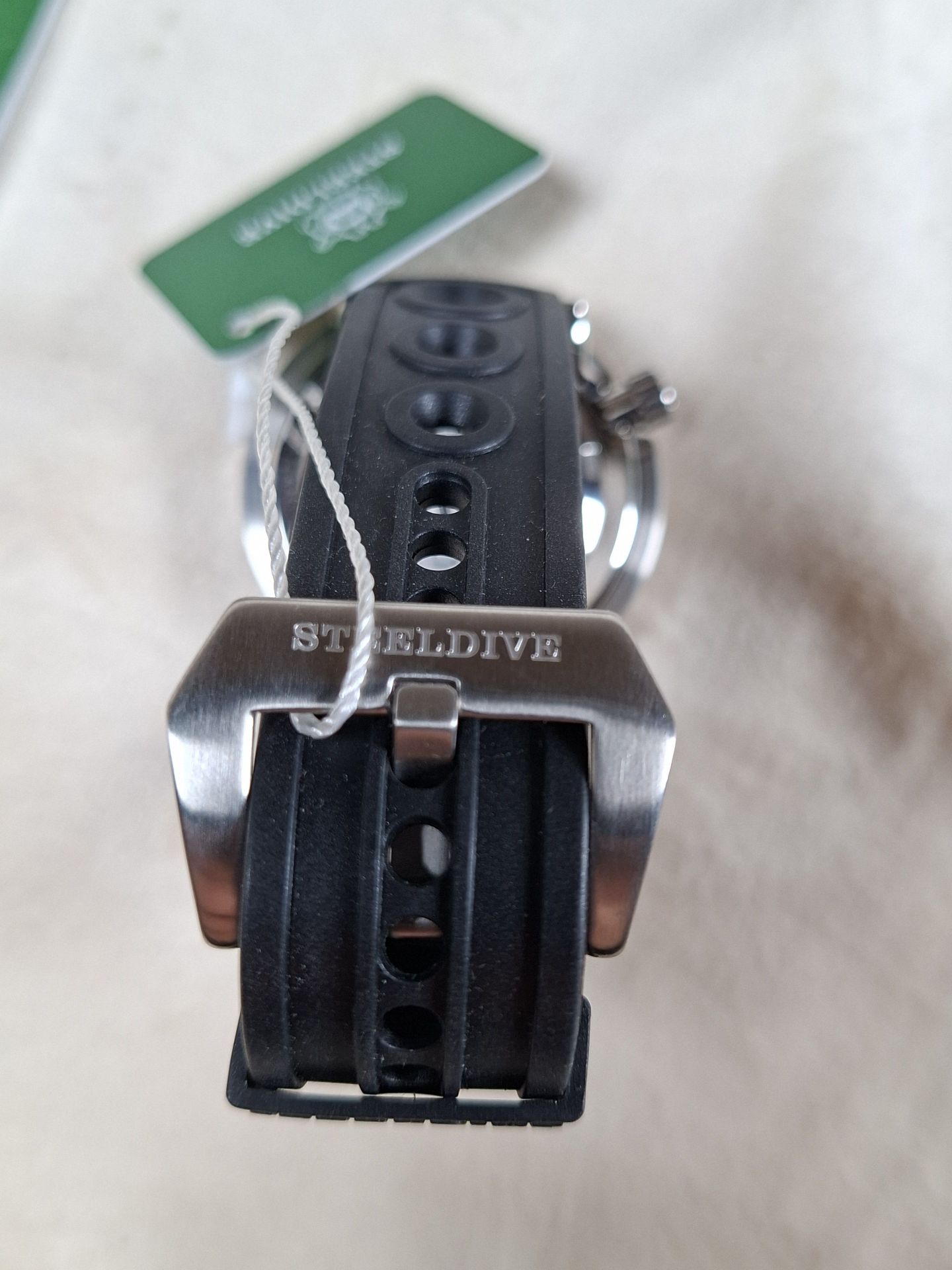 Steeldive Automatic Dive NH35 300M Watch with Case and Documents - image 6 of 8