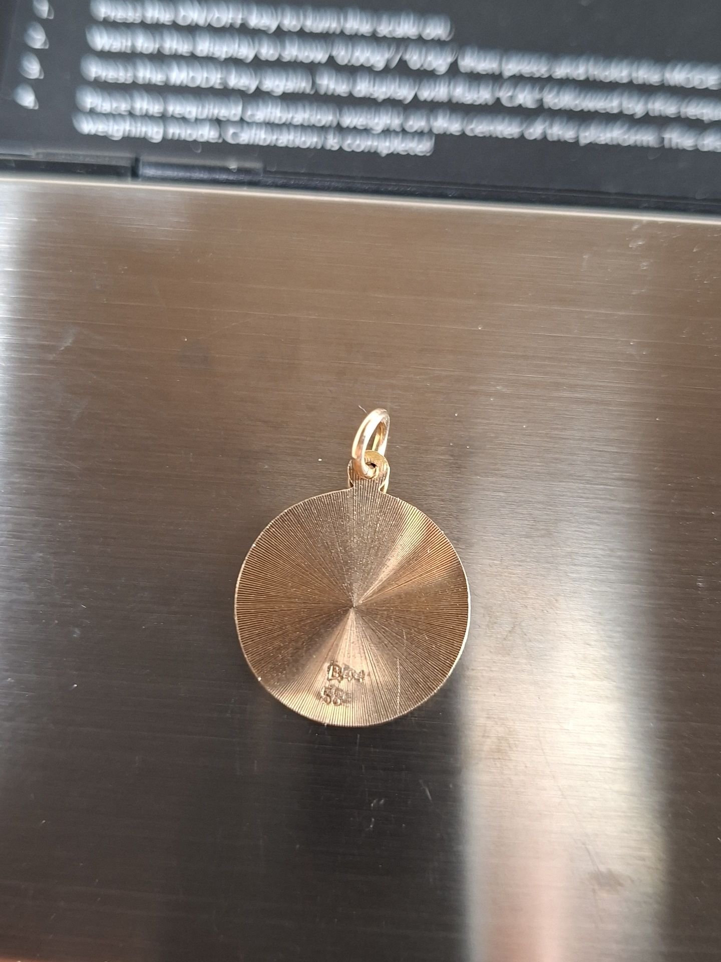 14K GOLD CHARM, 1.46 GRAMS - image 4 of 5