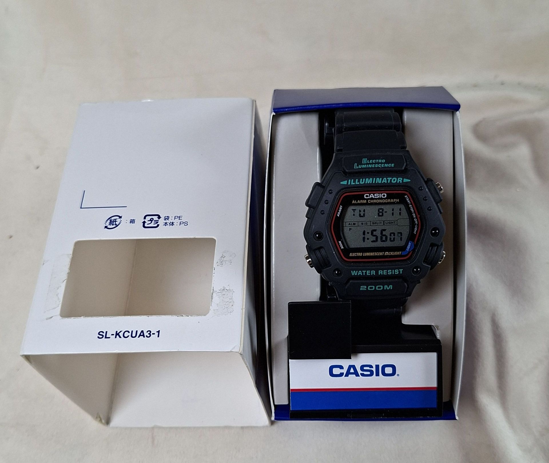 Casio Digital Alarm Chronograph Watch with Box and Manual - image 1 of 9