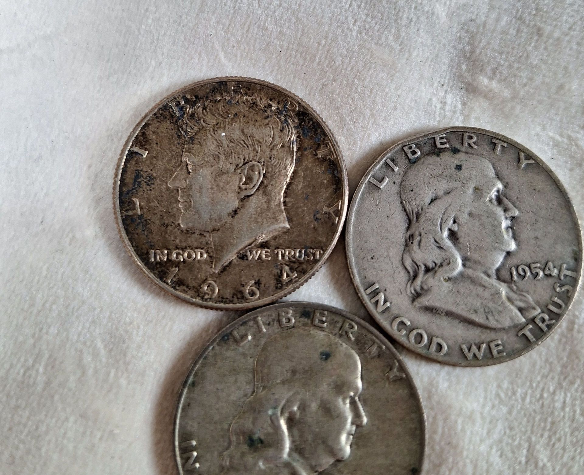 Three United States Half Dollar Coins,  SILVER - image 3 of 5