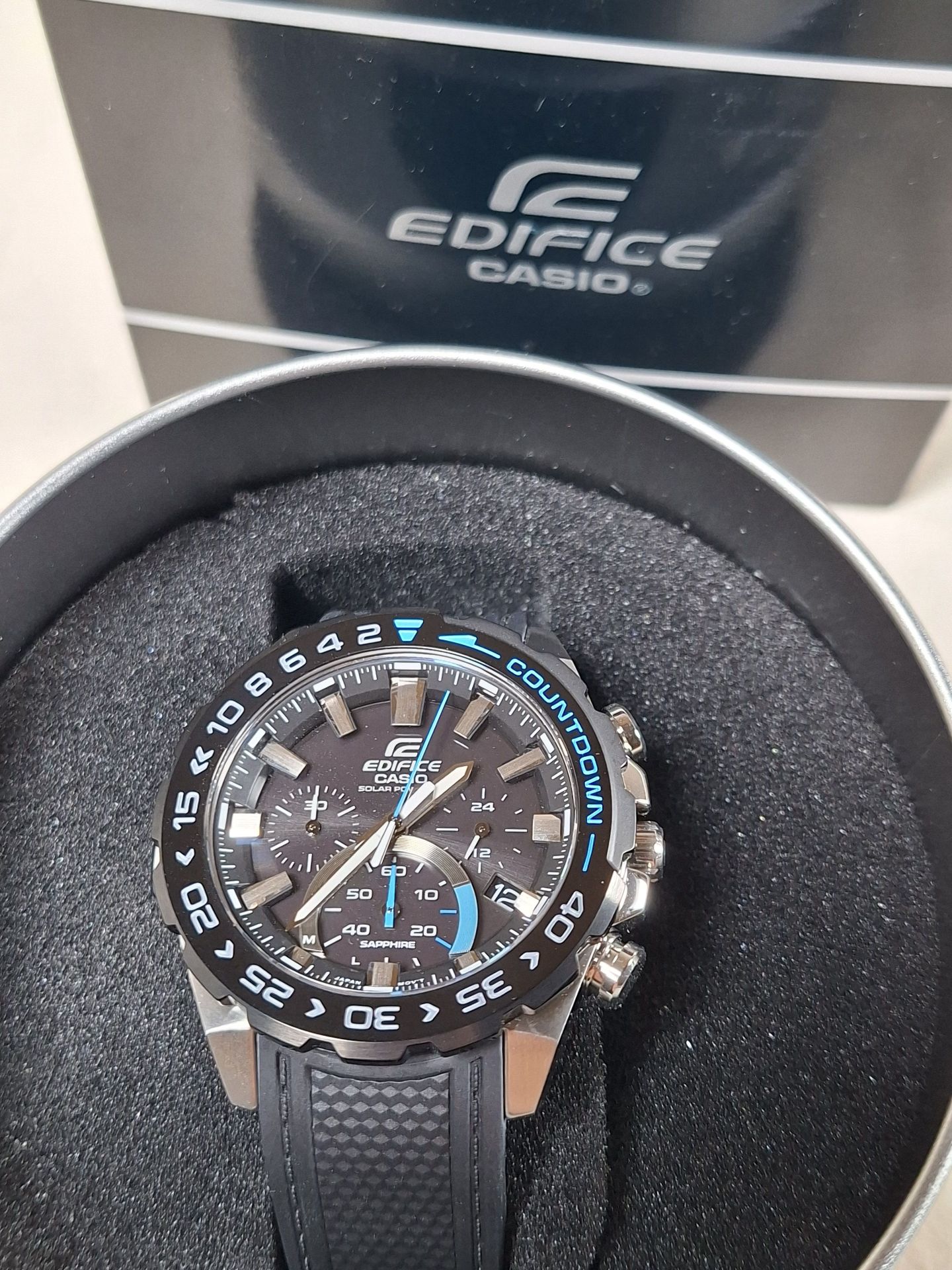 Casio Edifice Solar Sport Watch with Box and Manual - image 2 of 11