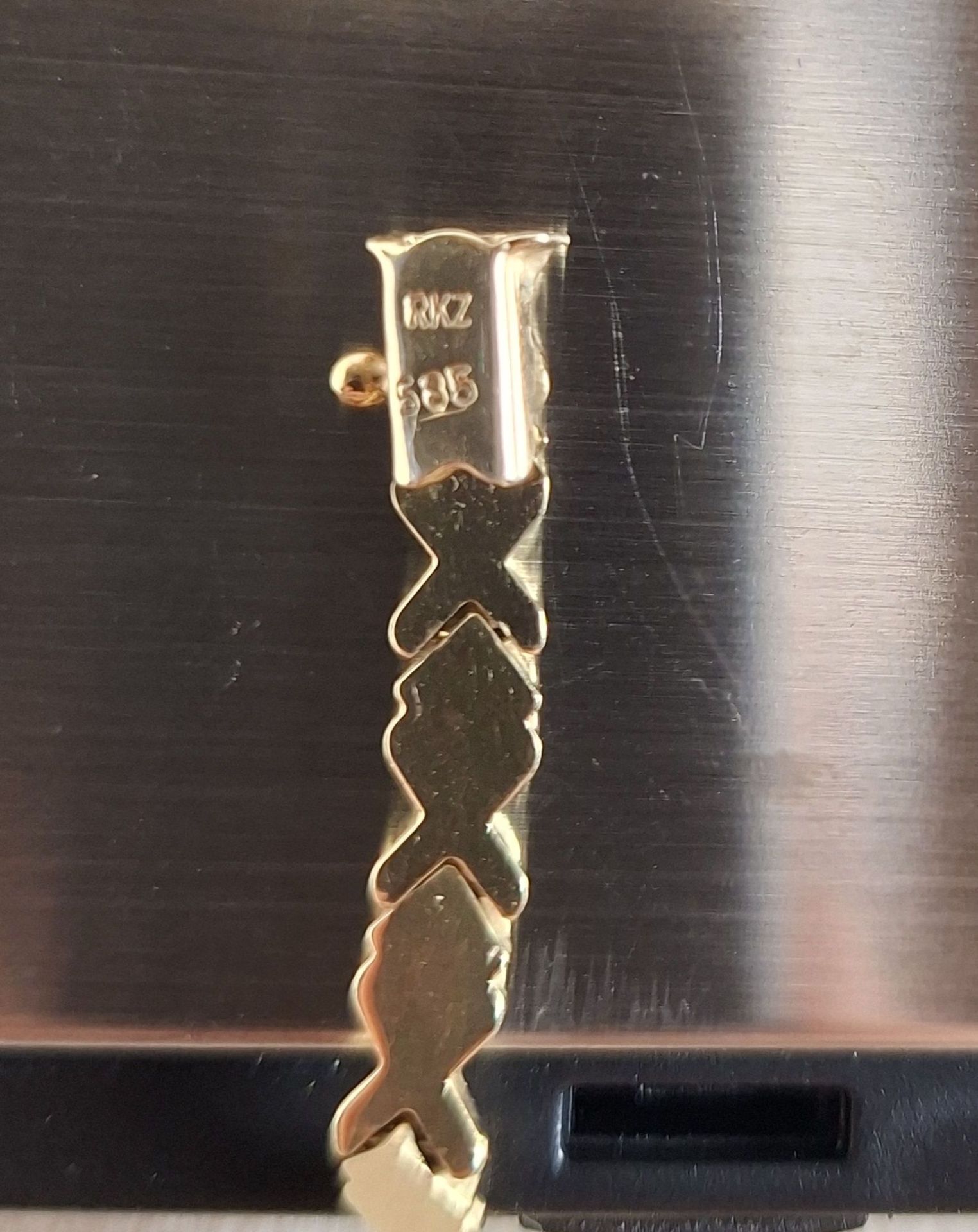 14K GOLD BRACELET, 7.32 GRAMS - image 5 of 7