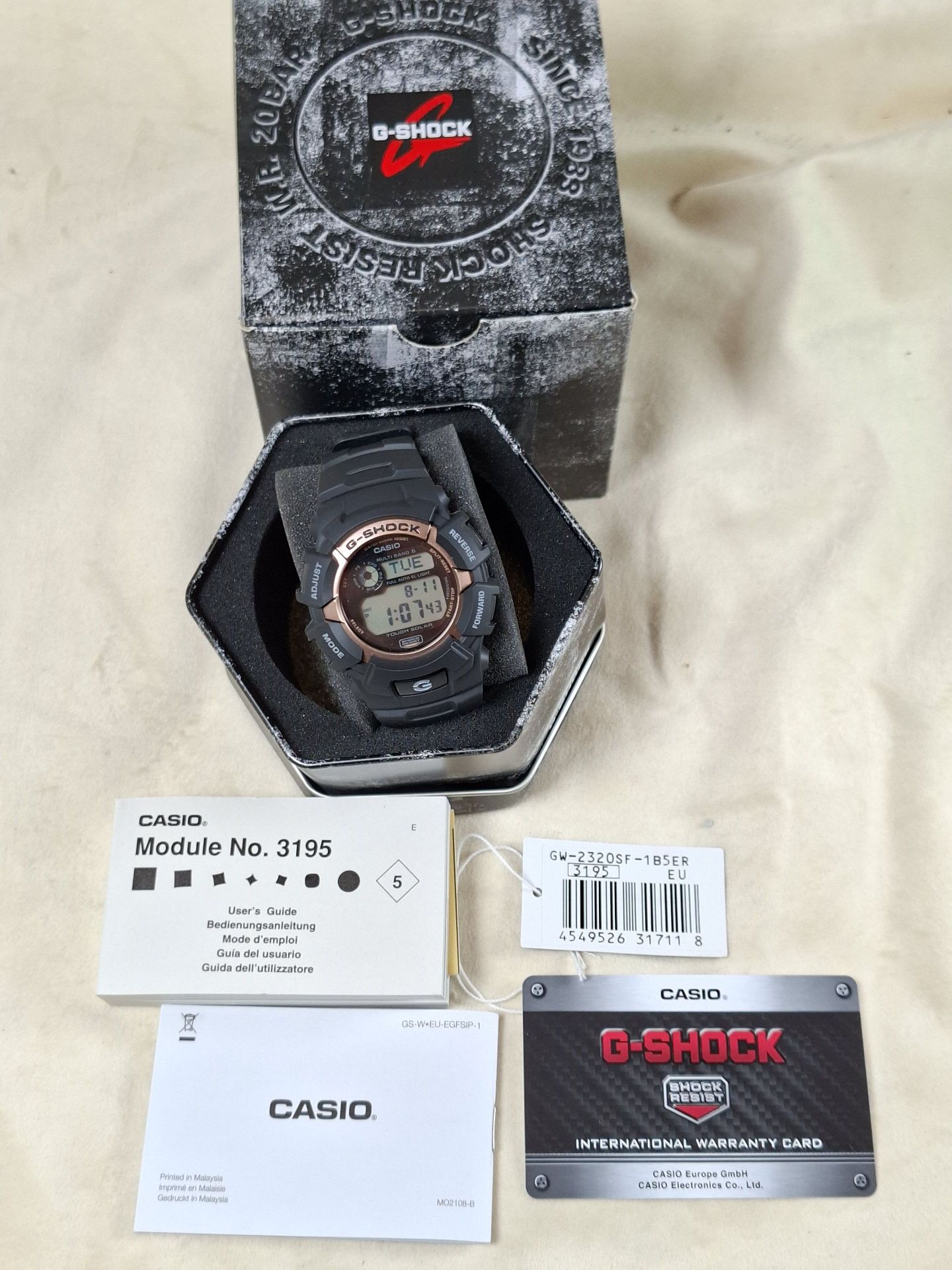 Casio G-Shock GW-2320SF-1B5ER Digital Watch Set - image 1 of 11