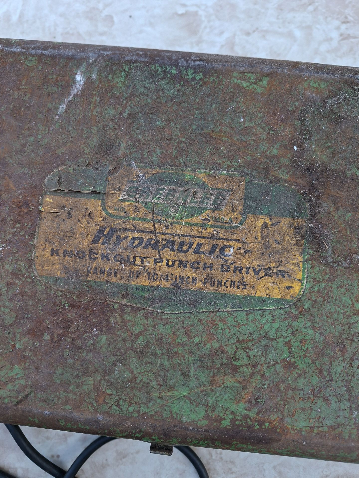 Green Metal Tool Case with Industrial Dies and Crouse-Hinds Arktite Connector - image 6 of 7