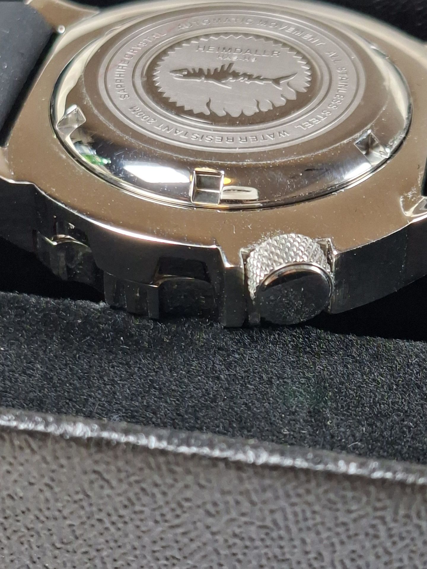 Heimdallr Automatic Diver Watch with Box and Documents - image 5 of 7