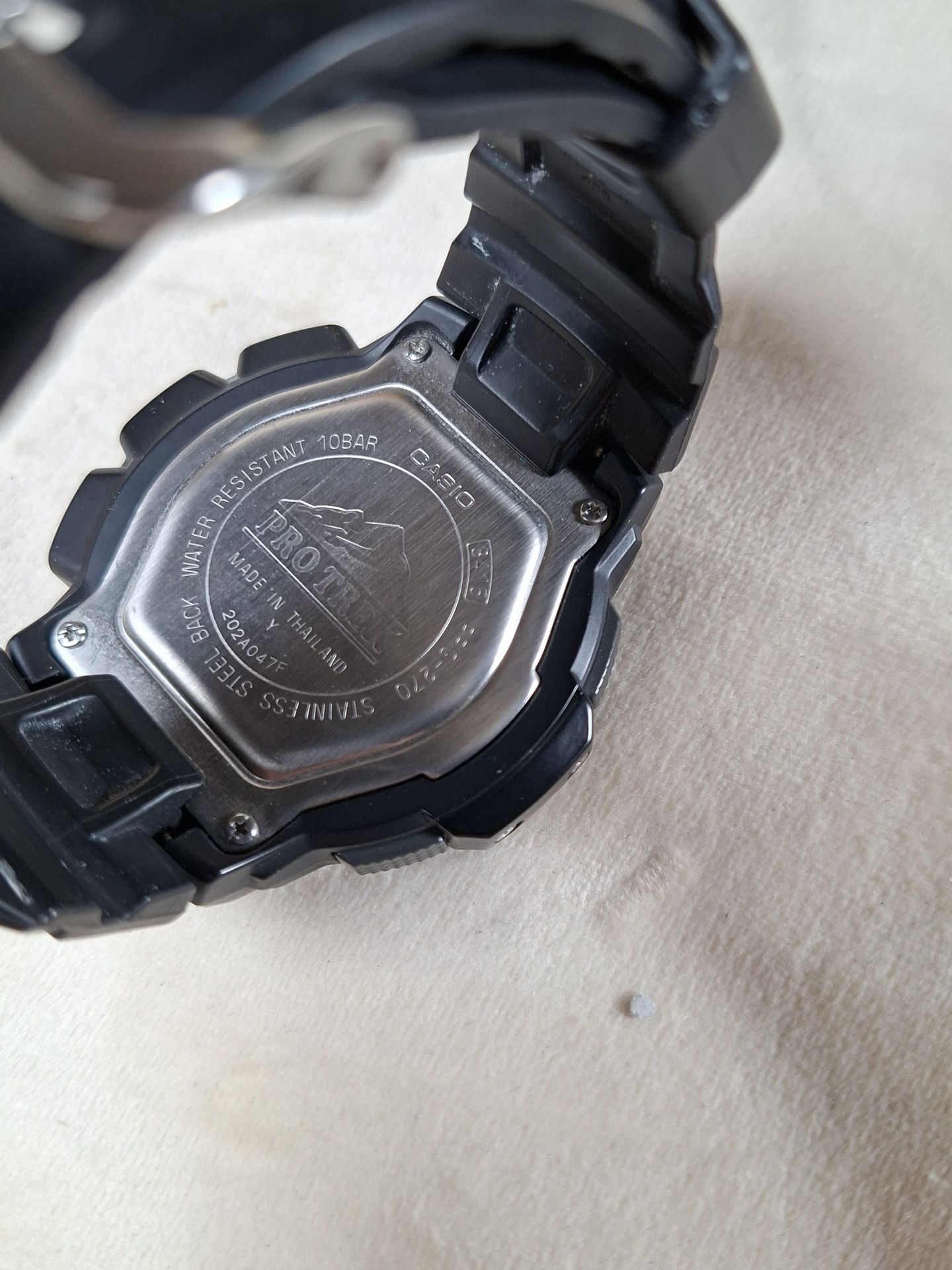 Casio Pro Trek Tough Solar Digital Watch with Box and Manuals - image 6 of 10