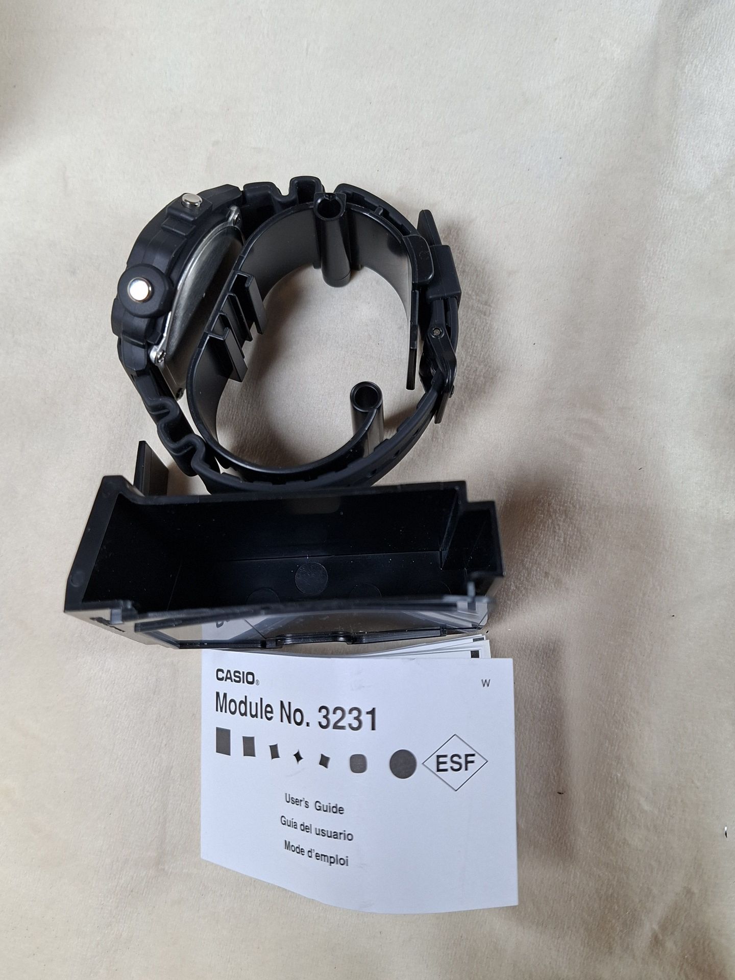 Casio Digital Alarm Chronograph Watch with Box and Manual - image 3 of 9