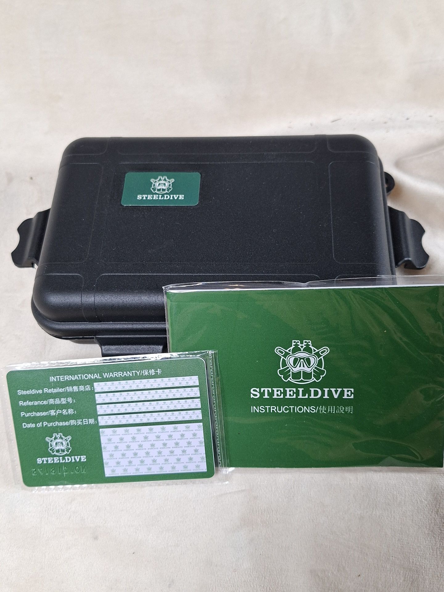 Steeldive Automatic Dive NH35 300M Watch with Case and Documents - image 8 of 8
