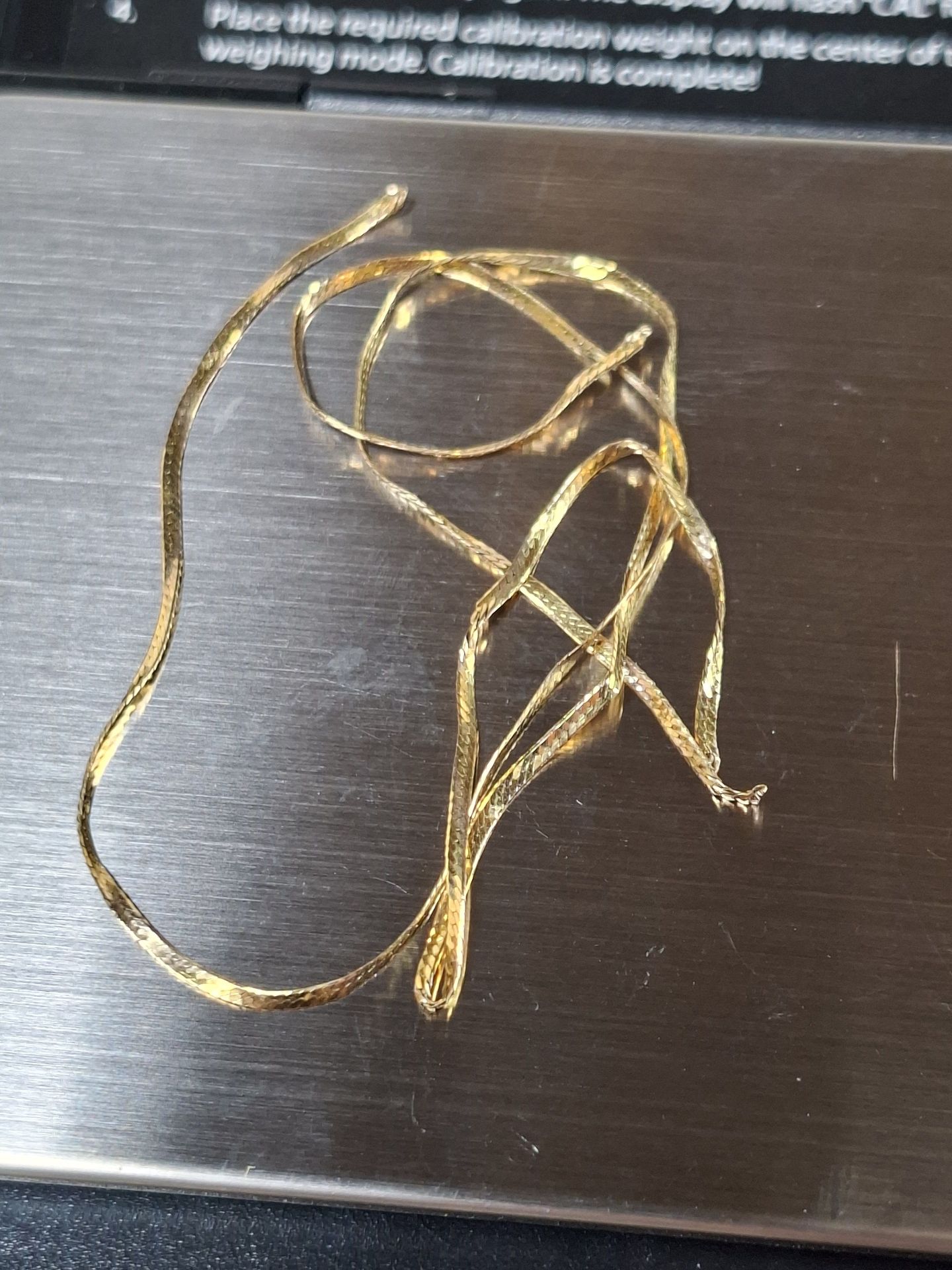 14K VERY THIN GOLD, WEIGHS 0.73 GRAMS - image 2 of 4