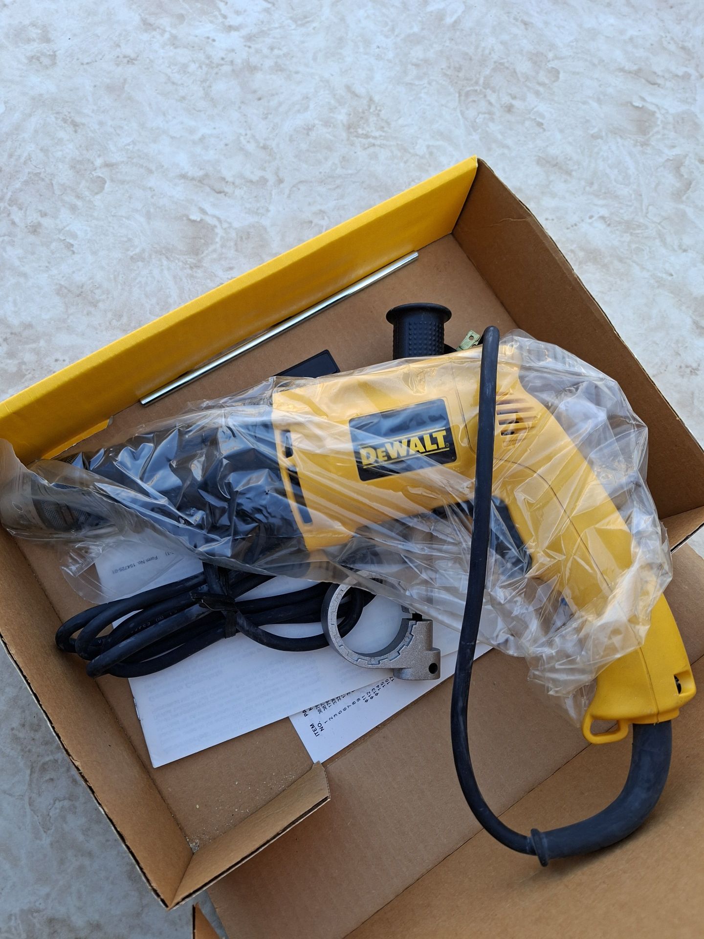 BRAND NEW DeWALT DW505 1/2 Inch Heavy Duty Dual Speed Range Hammer Drill - image 4 of 5