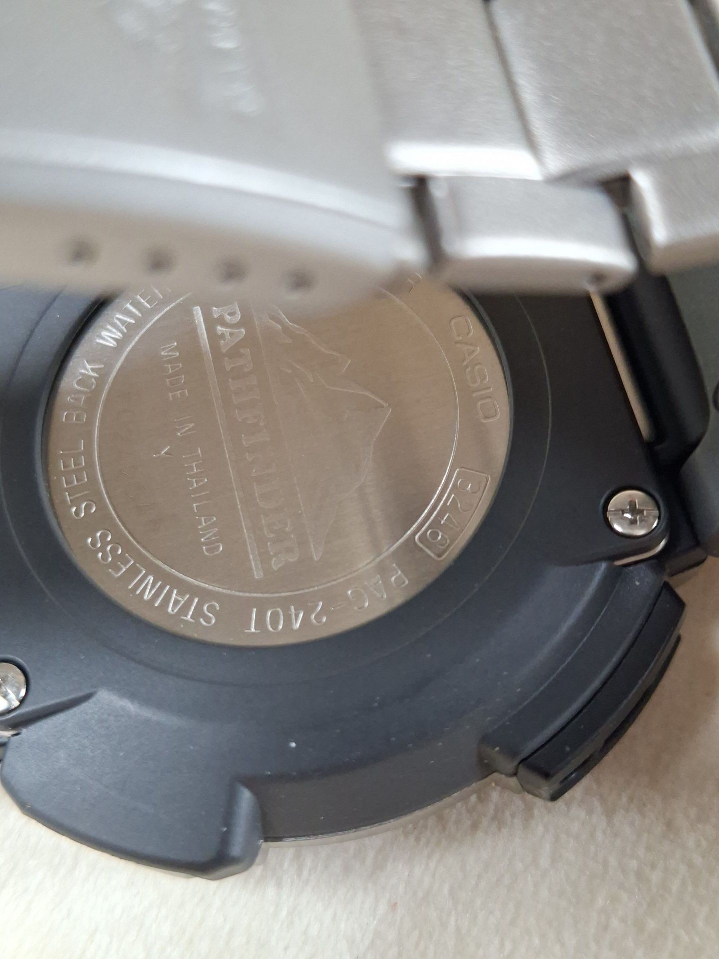 Casio Pathfinder Digital Wristwatch with Box and Manuals - image 8 of 11
