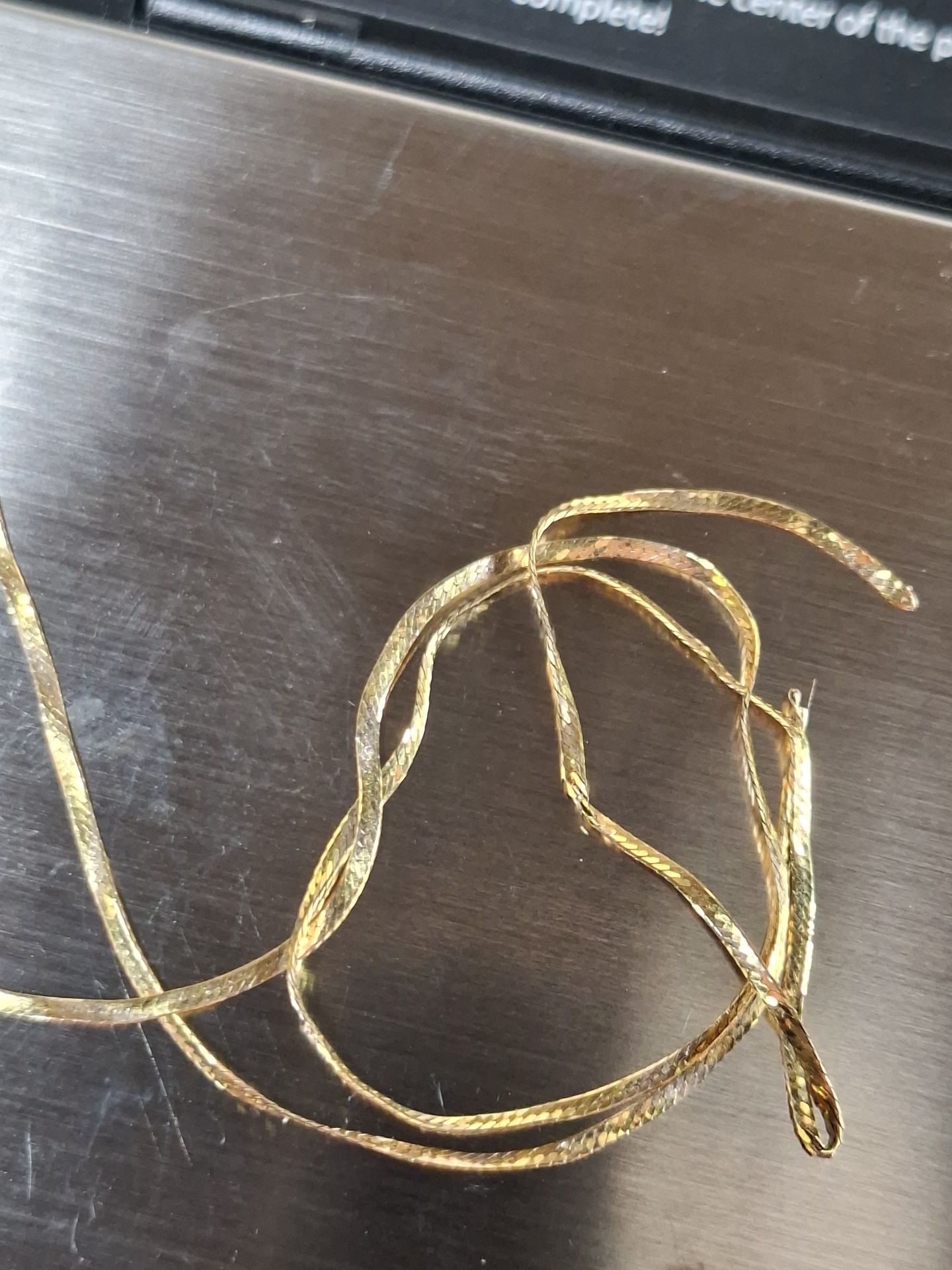 14K VERY THIN GOLD, WEIGHS 0.73 GRAMS - image 3 of 4