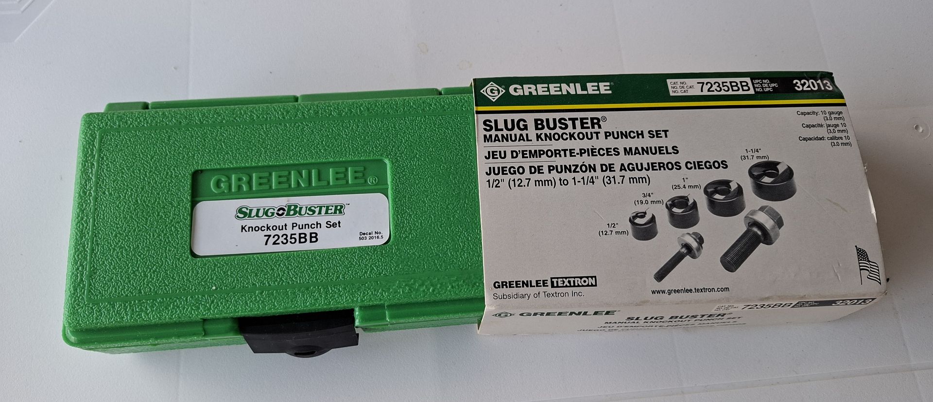 Greenlee Slug Buster 7235BB Manual Knockout Punch Set - image 3 of 4