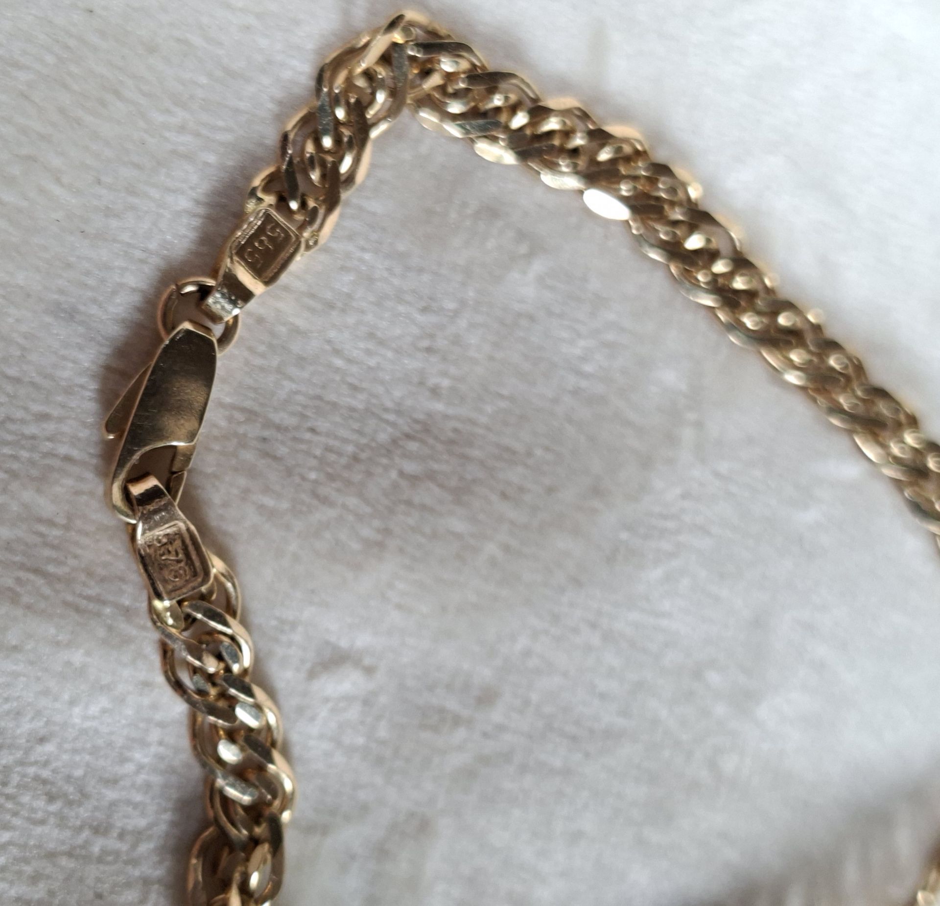 14K GOLD BRACELET, 7.23 GRAMS Stamped "585" - image 4 of 6