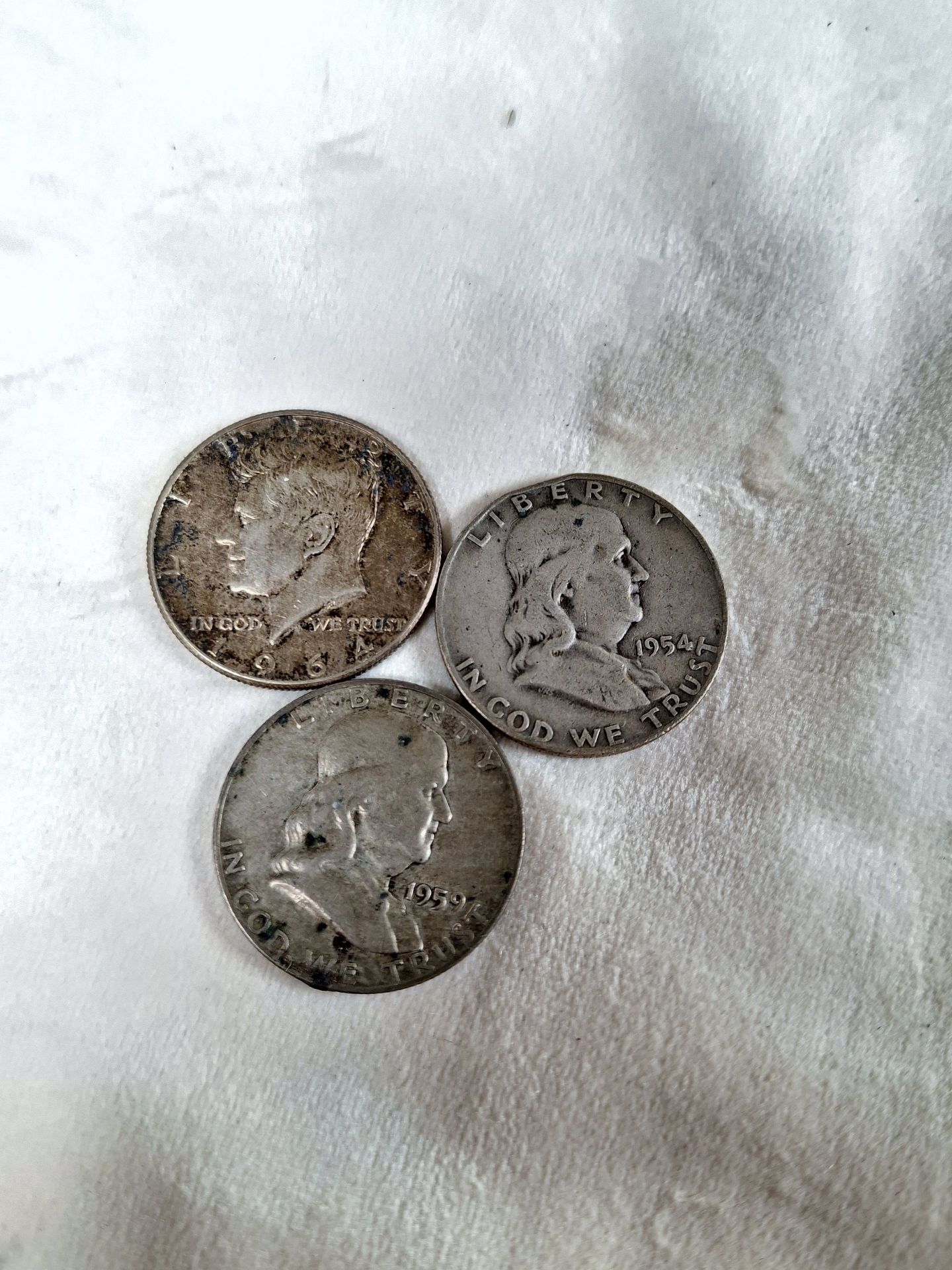 Three United States Half Dollar Coins,  SILVER - image 4 of 5