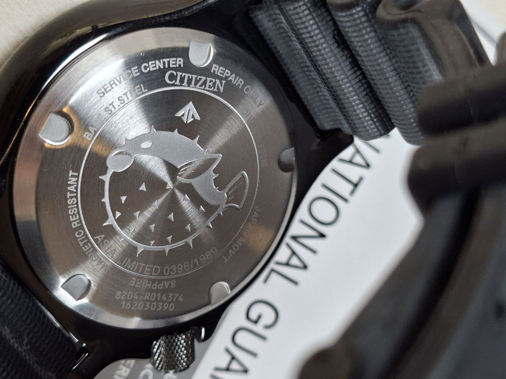 RARE LIMITED EDITION Citizen Promaster Automatic Diver's Watch NY0138-14X, with Box and Papers - image 8 of 14