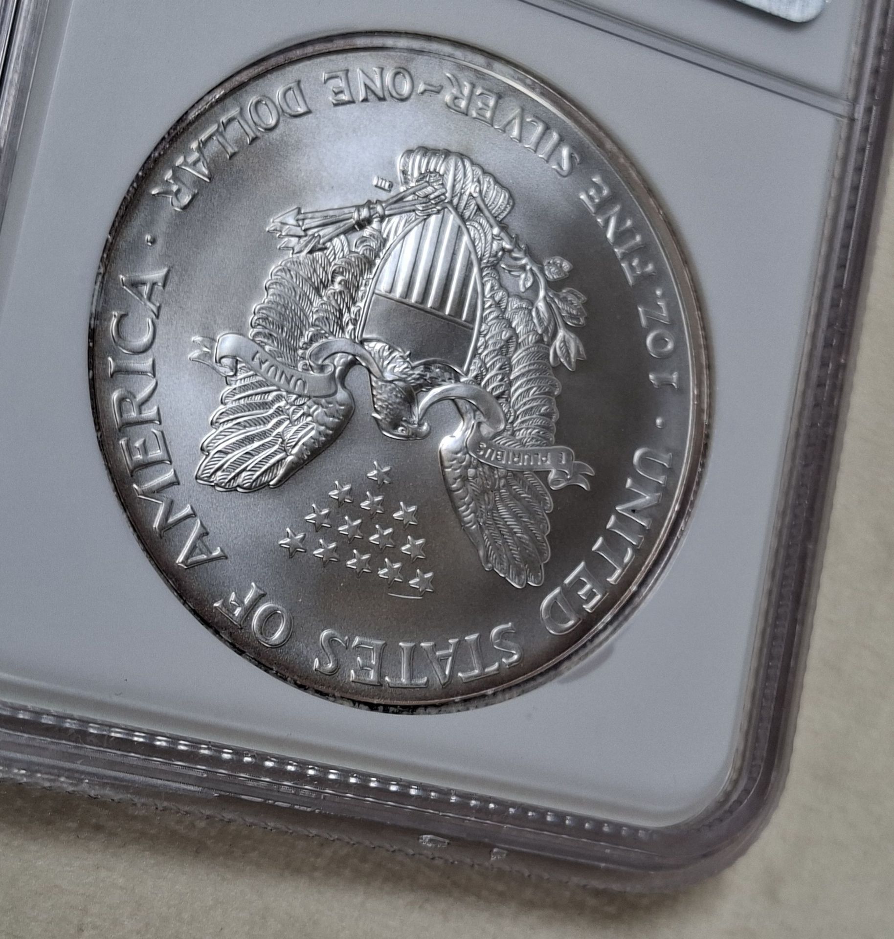 Stunning 2006 American Silver Eagle $1 Coin NGC MS69 First Strikes - image 5 of 5