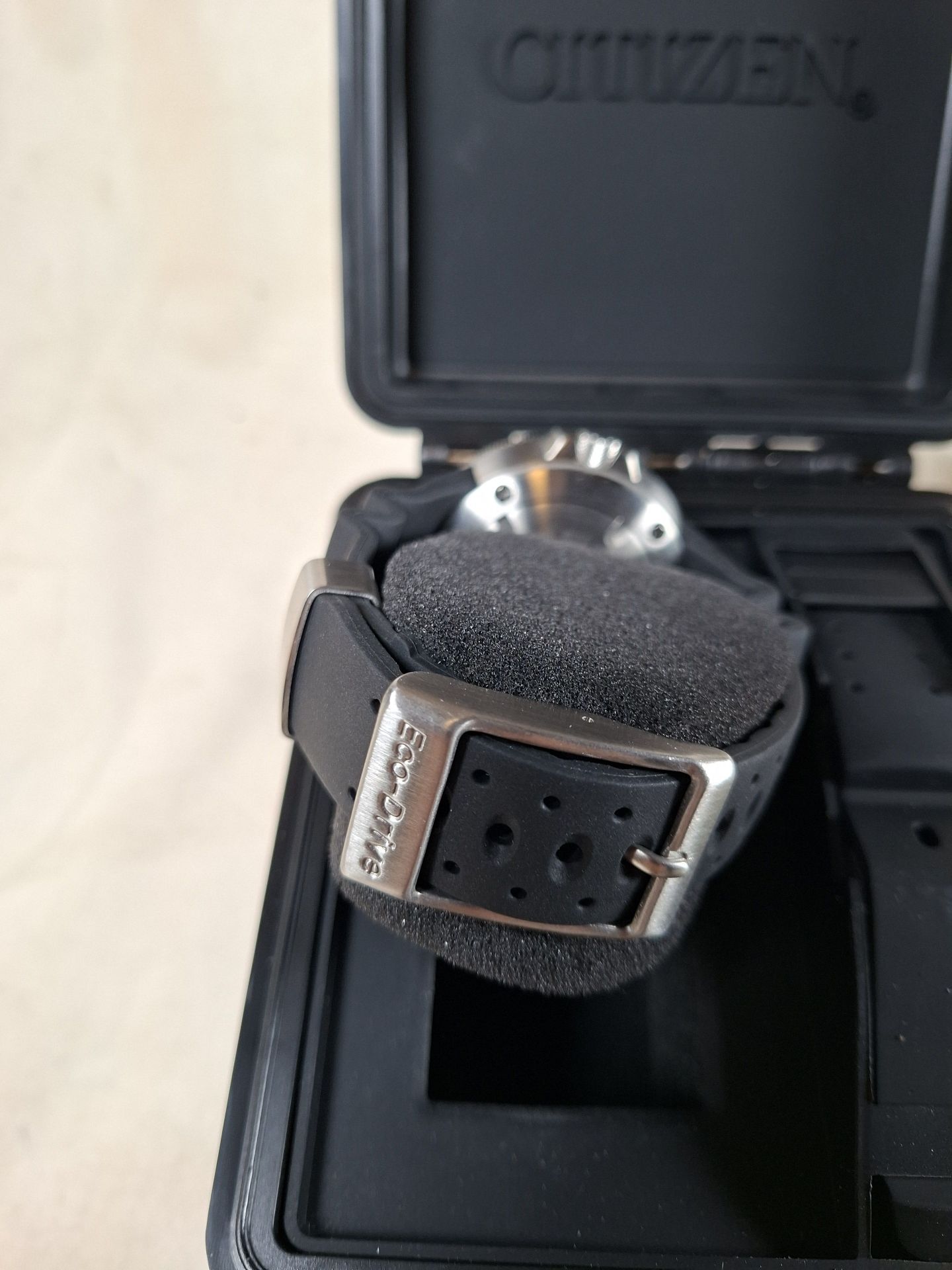 Citizen Eco-Drive BJ8050-08E Professional Diver's 300M Wristwatch with Case and Manuals - image 6 of 13