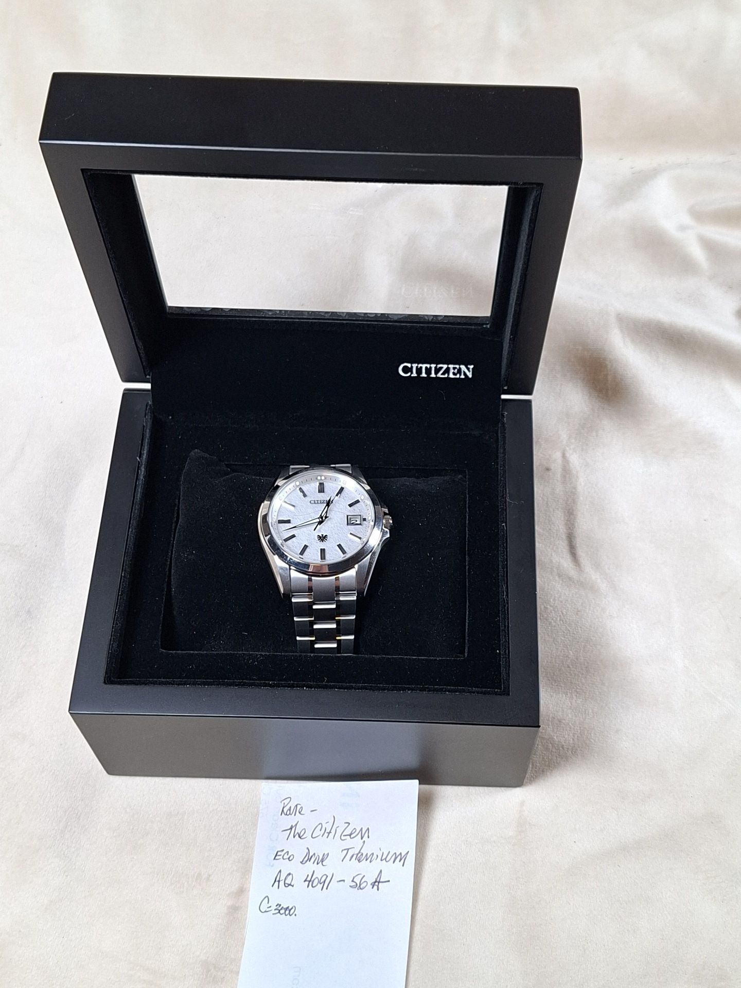 RARE Citizen The Citizen Eco-Drive Titanium AQ4091-56A Wristwatch - image 1 of 12