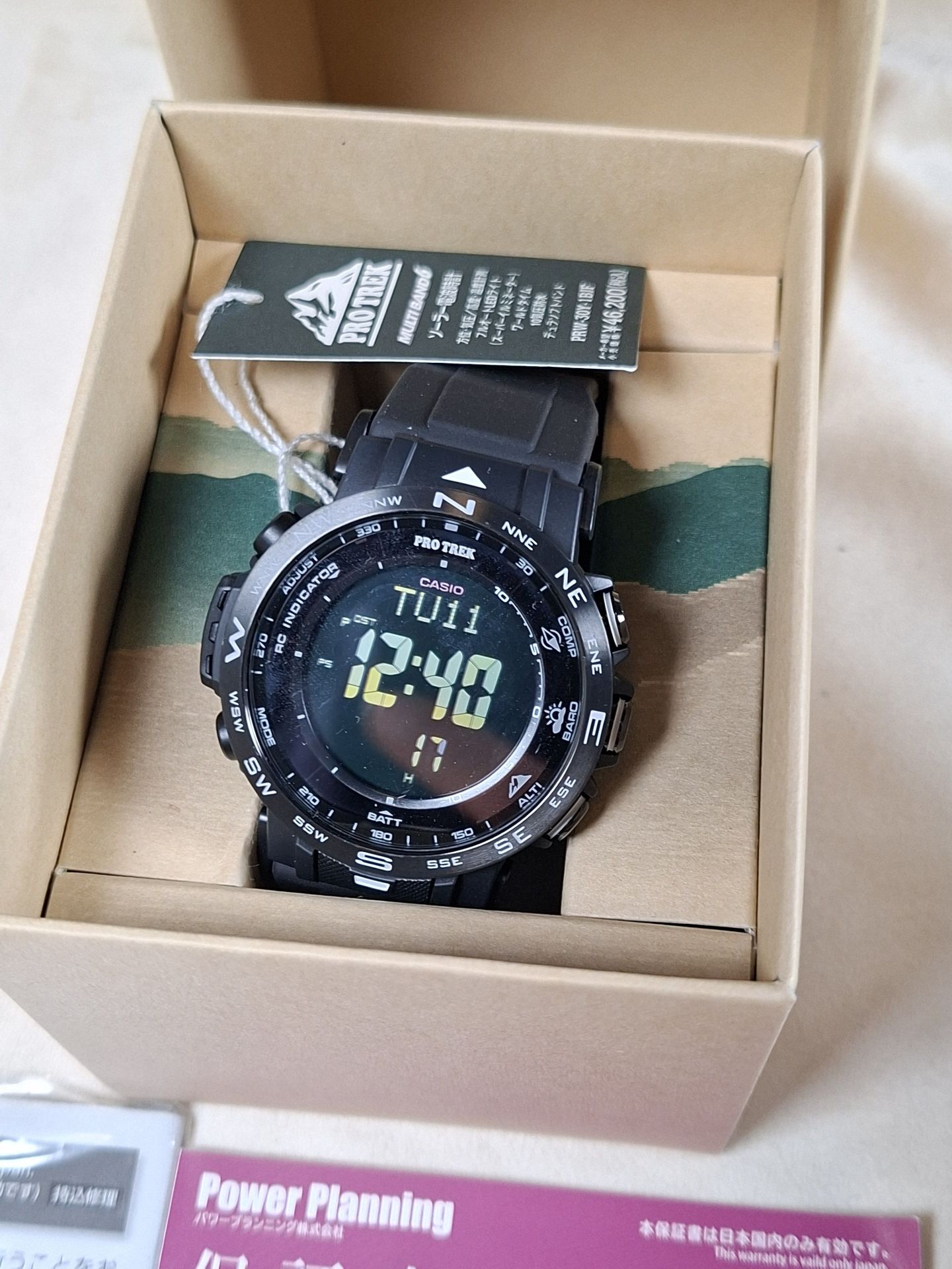 Casio Pro Trek PRW-30Y-1BJF Digital Wristwatch with Box and Papers - image 2 of 9