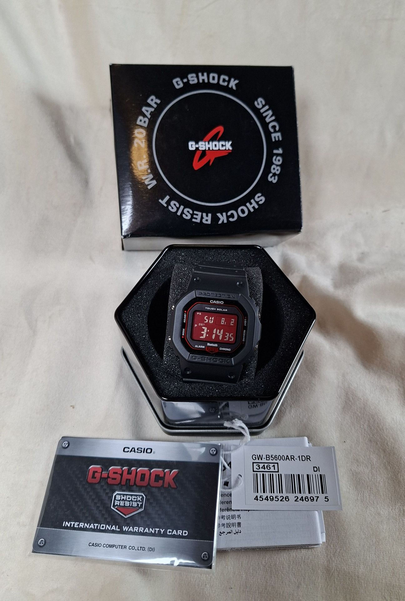 Casio G-Shock GW-B5600AR-1DR Digital Watch with Box and Warranty Card - image 1 of 9