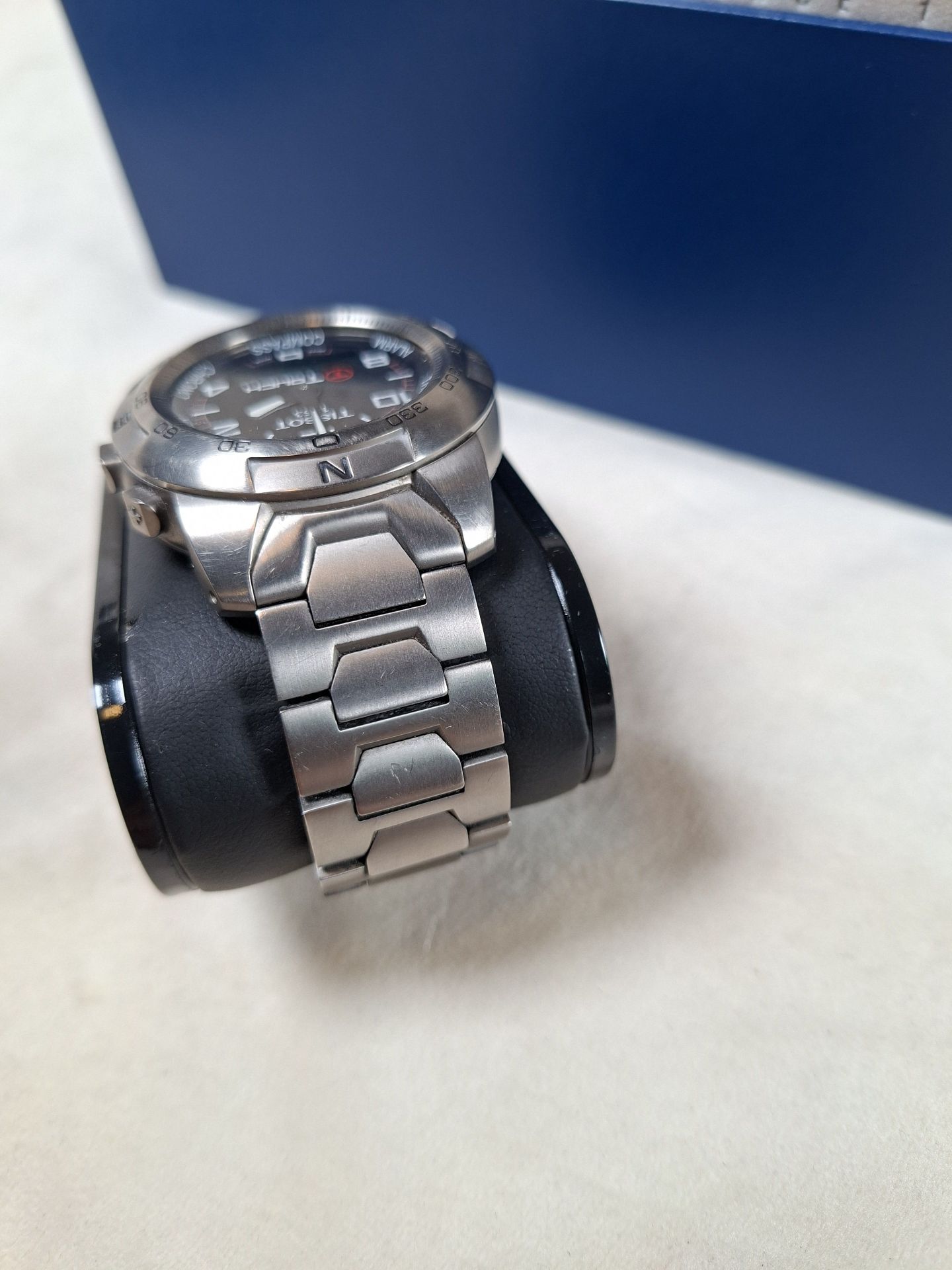 Tissot T-Touch Stainless Steel Wristwatch with Box and Manuals, NOT ORIGINAL PACKAGING - image 6 of 10