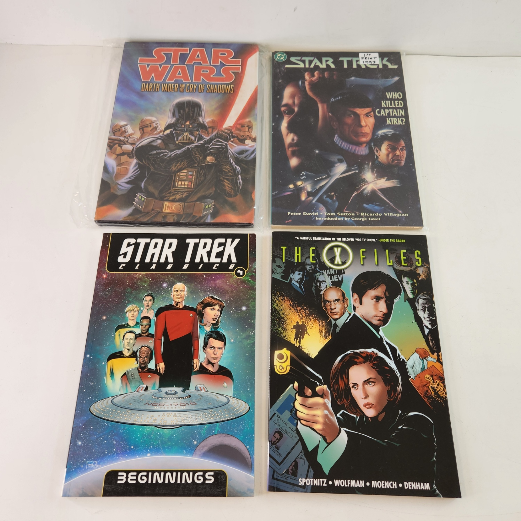 Star Wars Star Trek X-Files TPBs + Hardcover Sci-Fi Comics - image 1 of 4