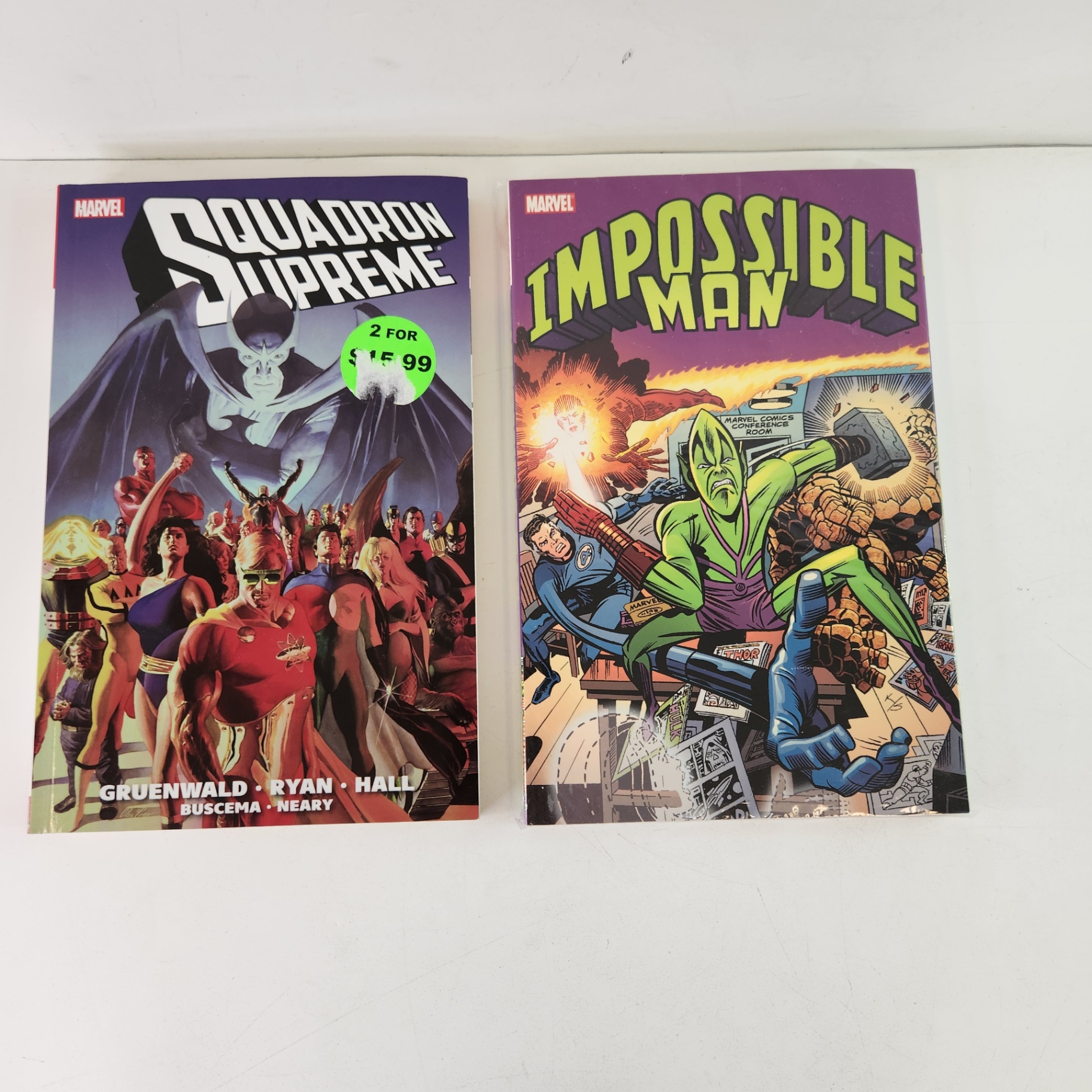 Marvel Impossible Man Squadron Supreme TPB Comic Books - image 1 of 4