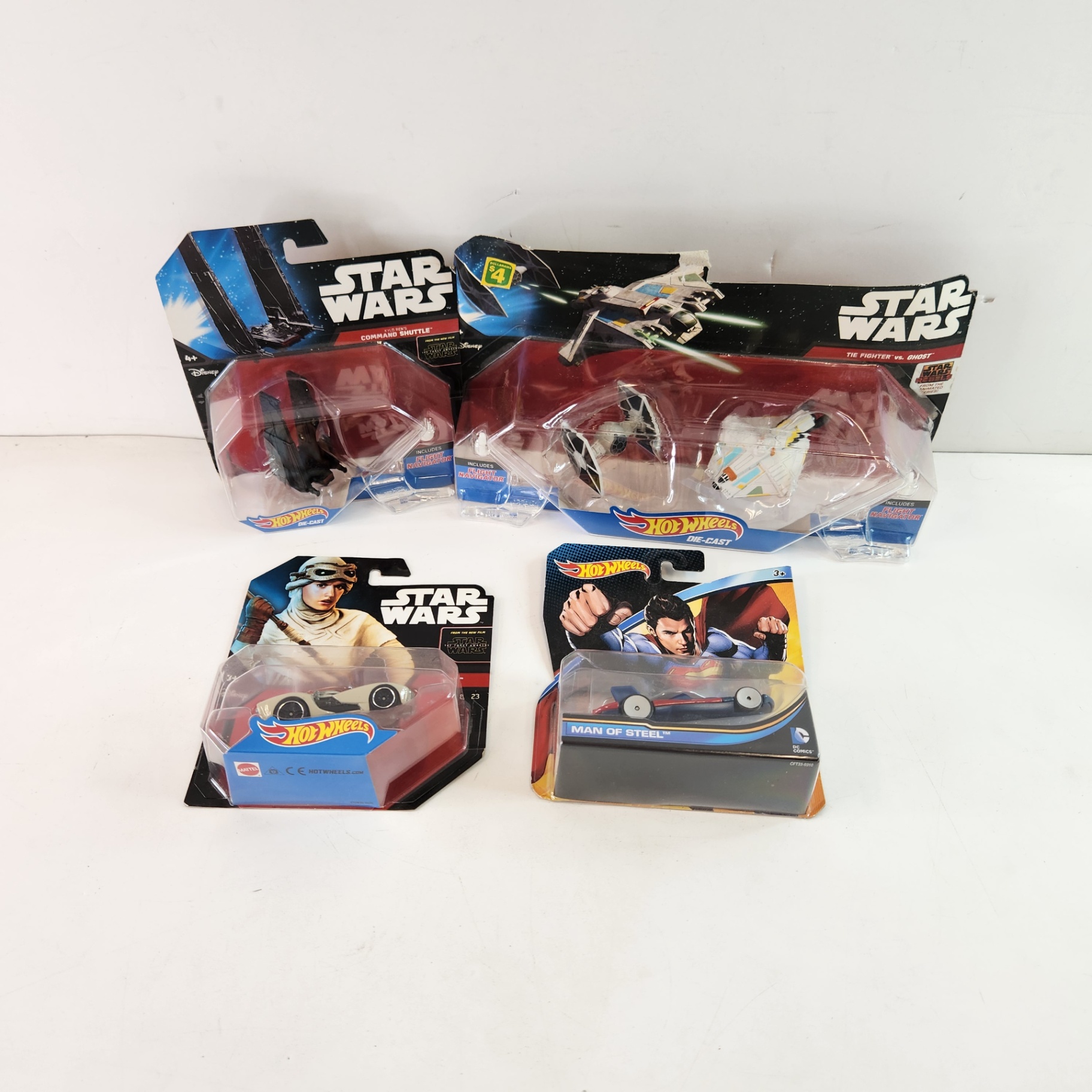 Star Wars Superman Hot Wheels Tie Fighters Diecast Toy Cars - image 1 of 5