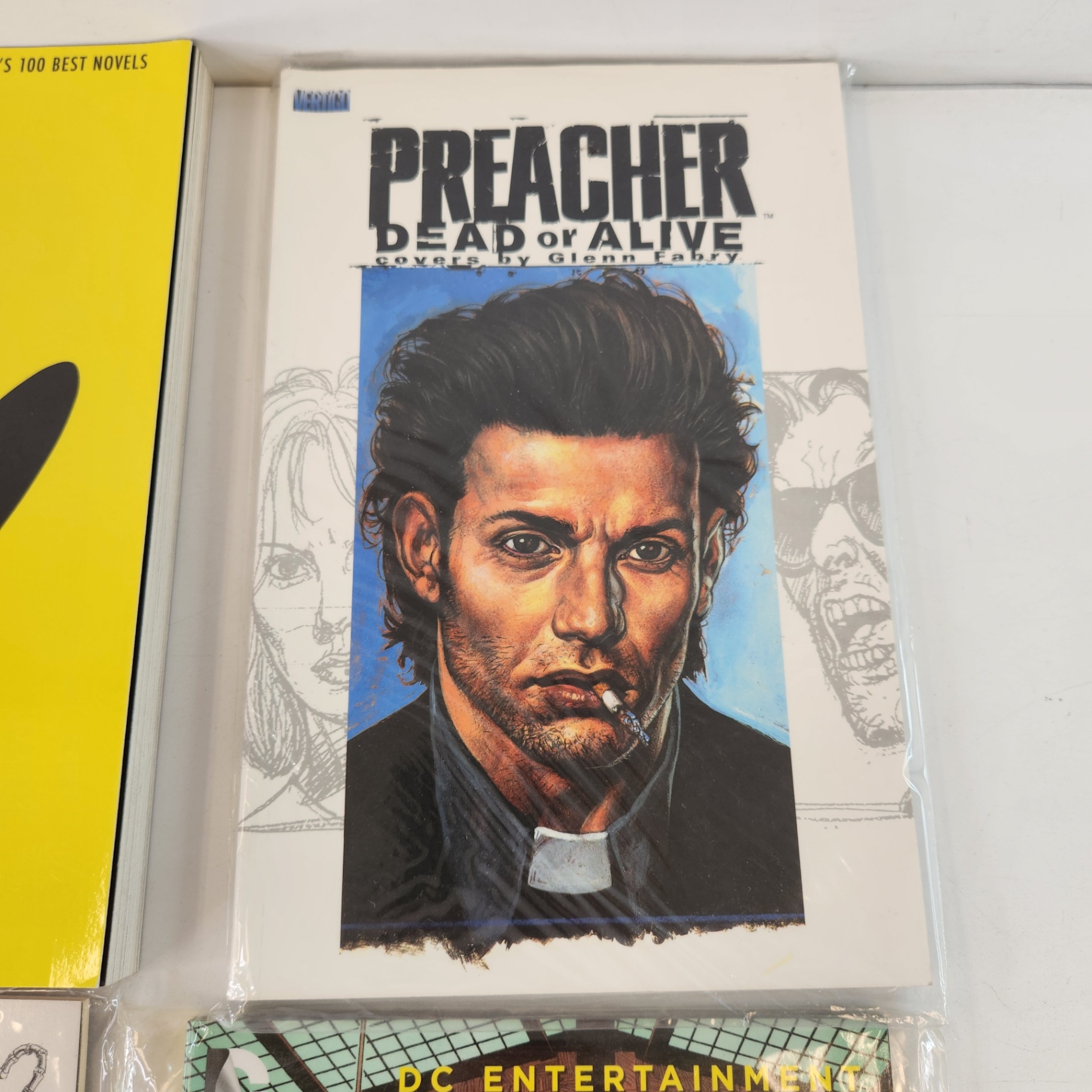 DC Graphic Novel Essentials Watchman Preacher Steed & Mrs. Peel TPB Comics - image 2 of 4