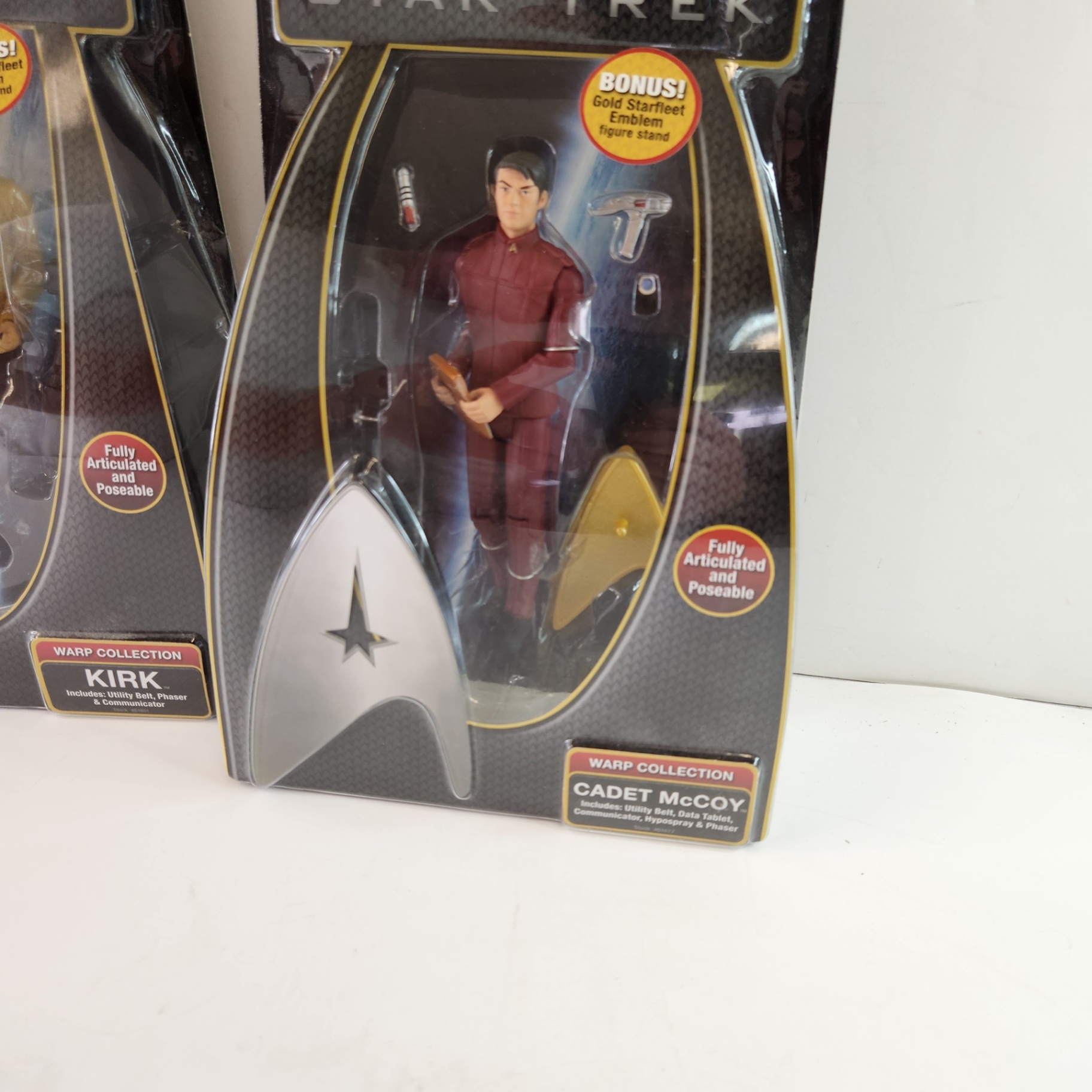 Star Trek Playmates Kirk Cadet McCoy Action Figures w/ Accessories - image 2 of 4