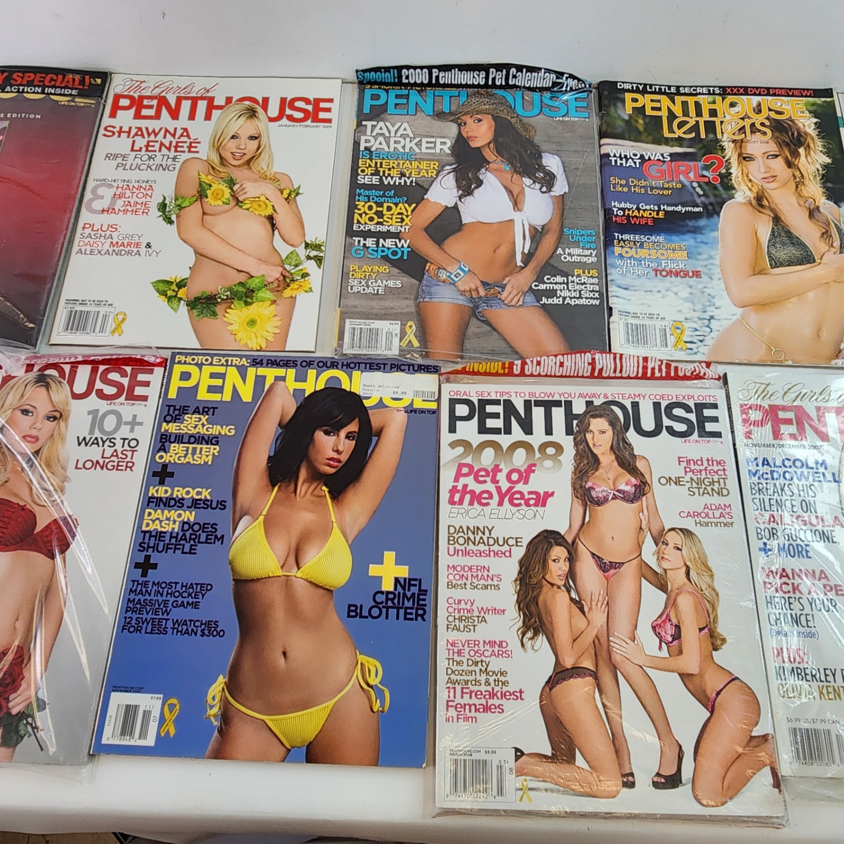 Lot of 11 Penthouse, Girls of Penthouse, Penthouse Letters Adult Magazines - image 4 of 5