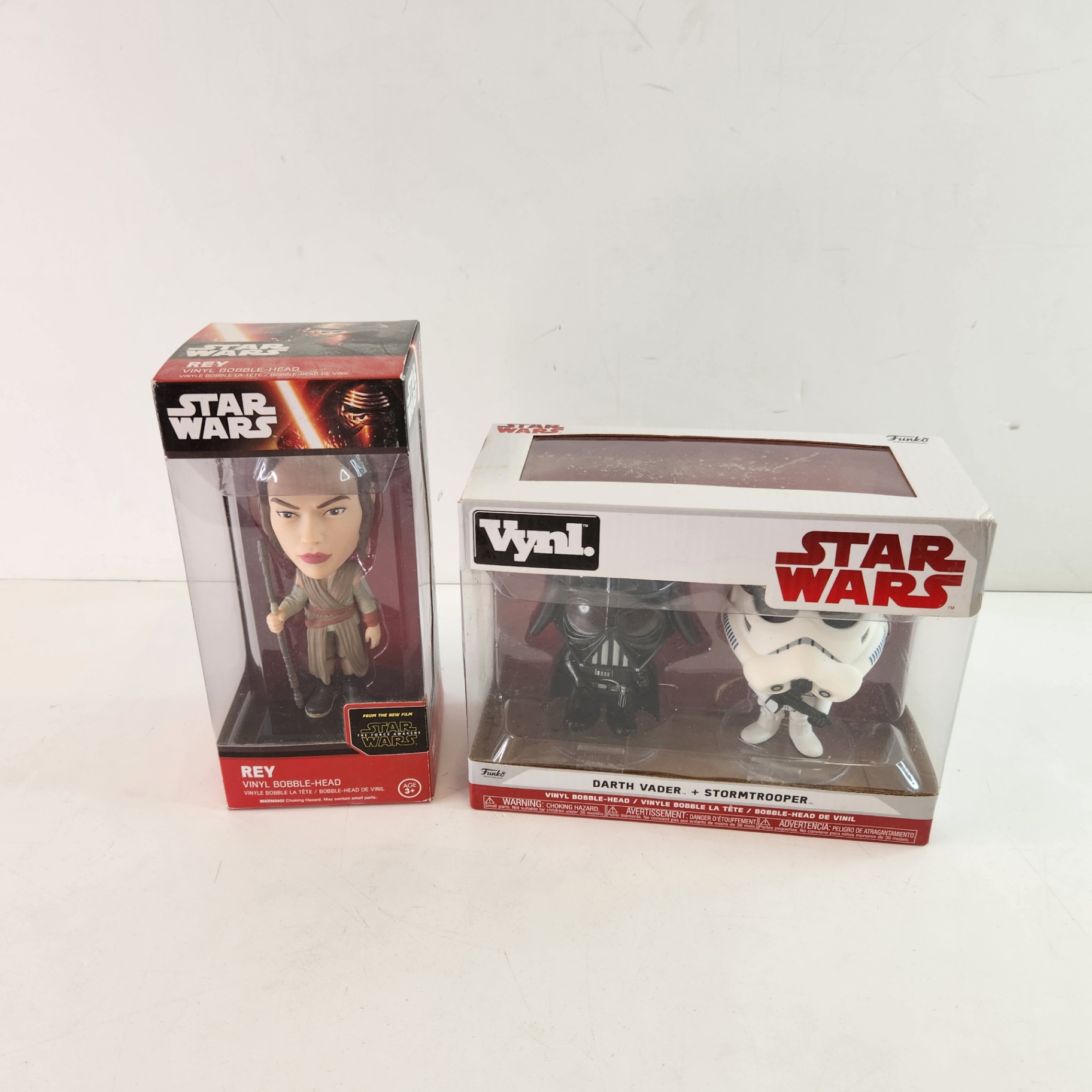 Funko Star Wars Vinyl Bobblehead Figures Rey Darth Vader Stormtrooper - image 1 of 3