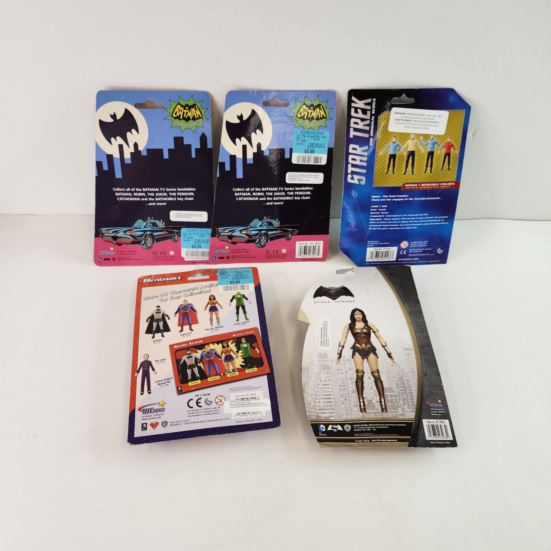Batman, Wonder Woman, Superman, Star Trek Action Figures - image 4 of 4