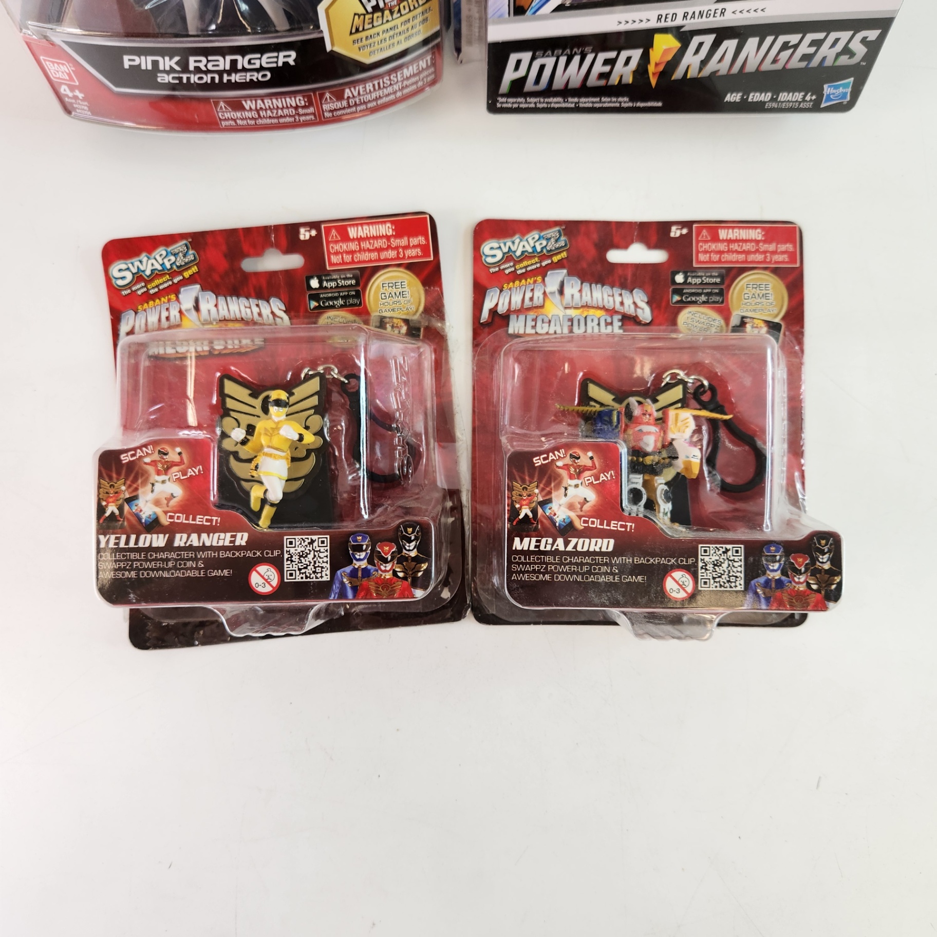 Bandai Power Ranges Action Figures, Backpack Clips - image 3 of 5