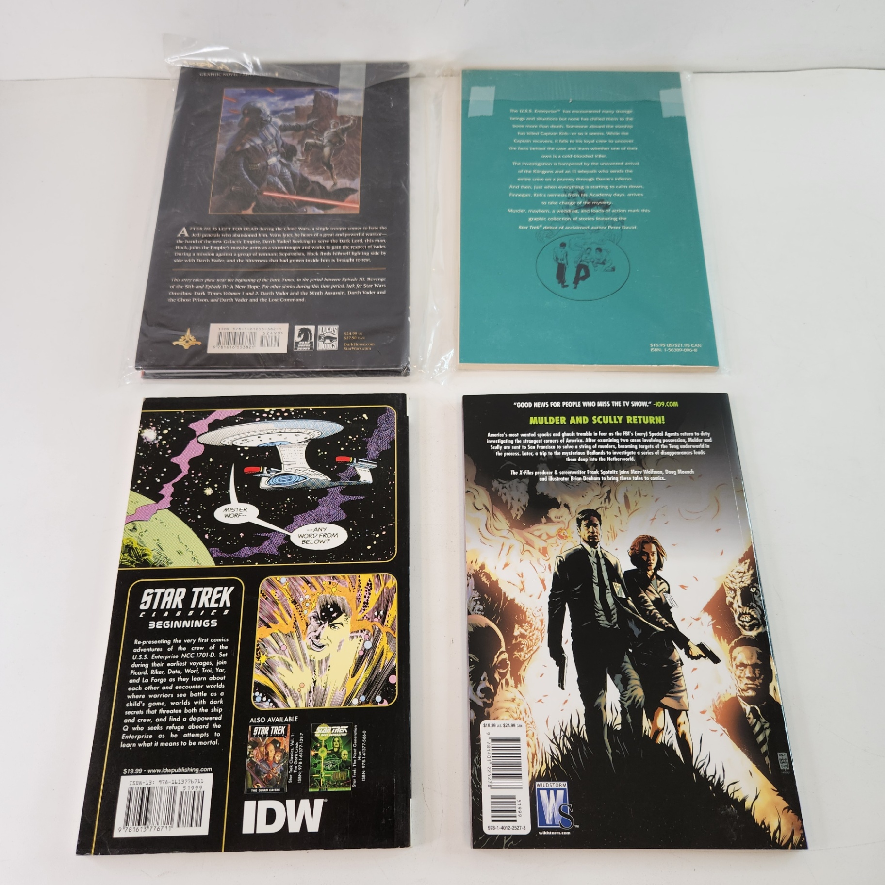 Star Wars Star Trek X-Files TPBs + Hardcover Sci-Fi Comics - image 4 of 4