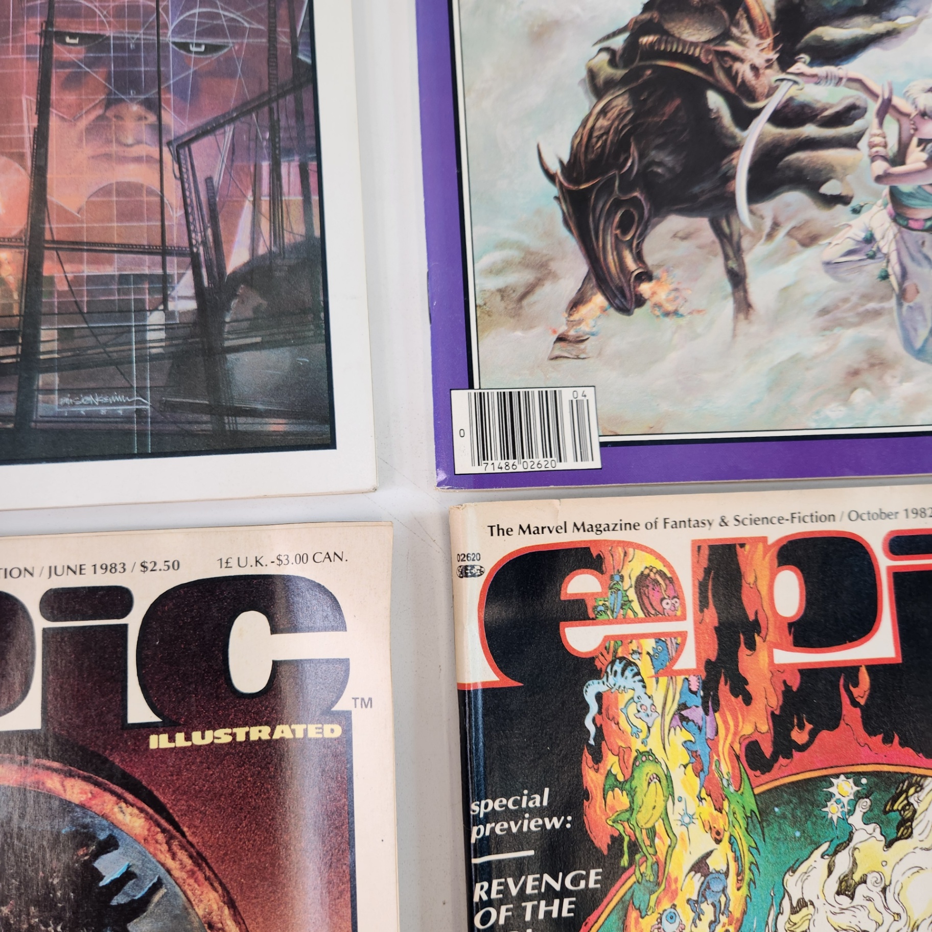 Epic Illustrated Magazines x5 - image 3 of 4