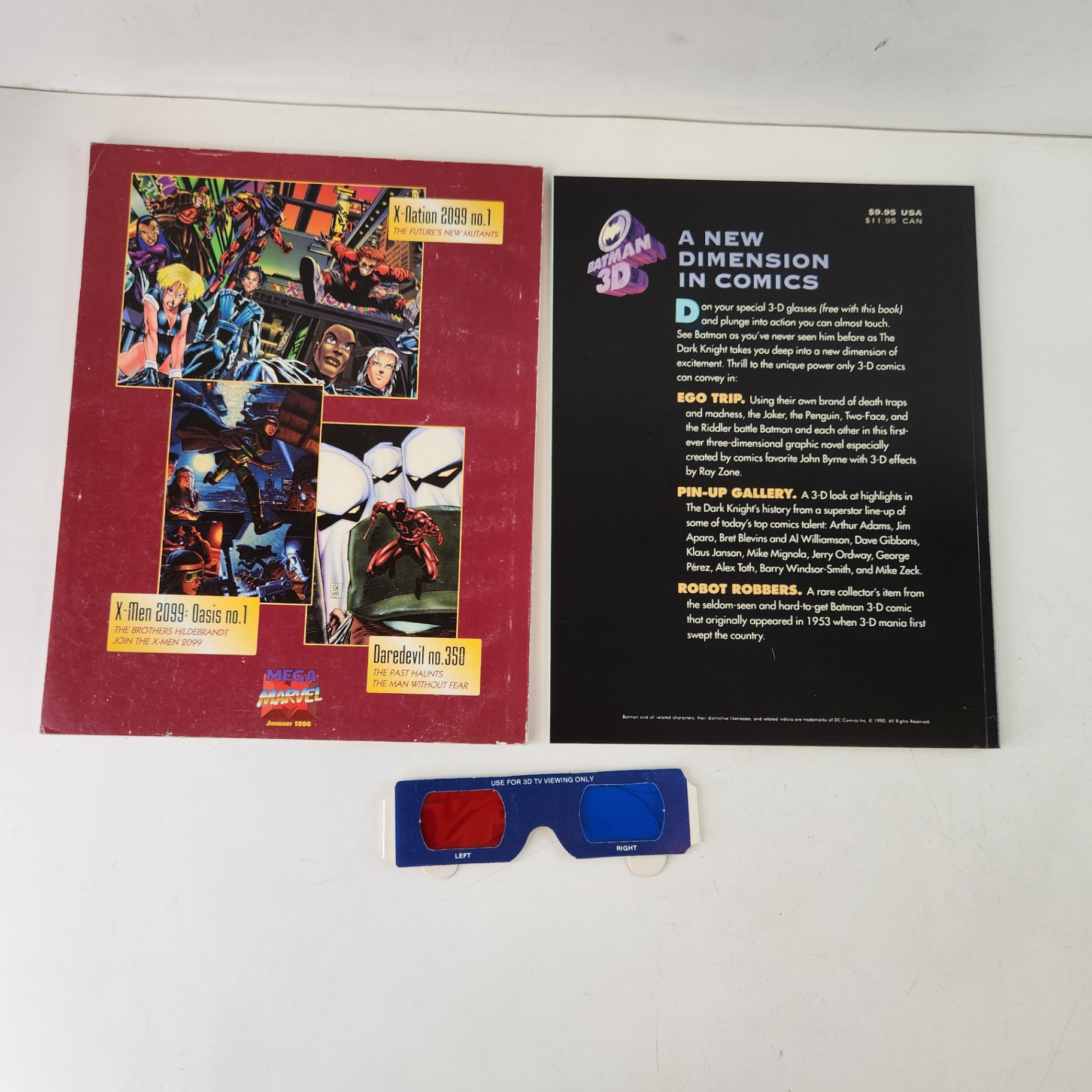 Batman 3D DC vs. Marvel Magazine Comics - image 3 of 4