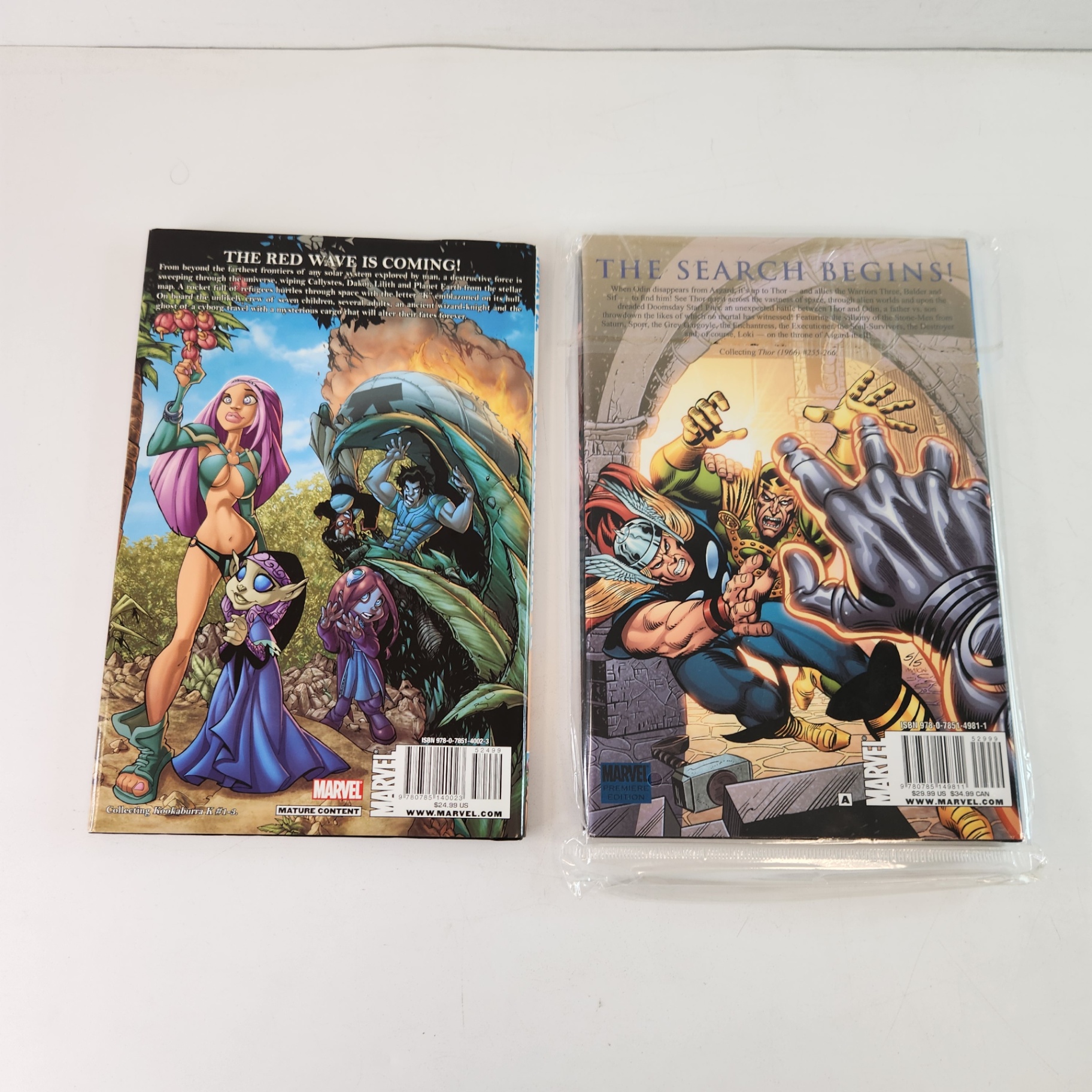 Marvel Comics Kodkaburra Thor Quest for Odin Hardcovers - image 3 of 4