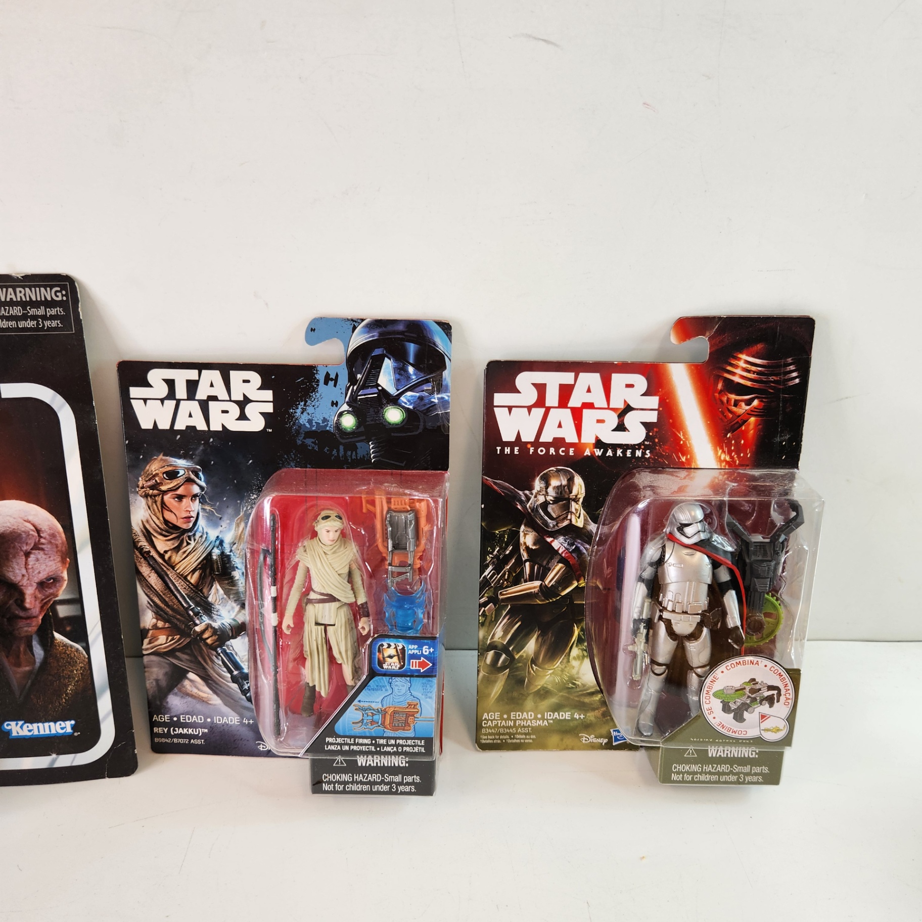 Star Wars Hasbro Thrawn Snoke Rey Phasma Action Figure Toys - image 2 of 4