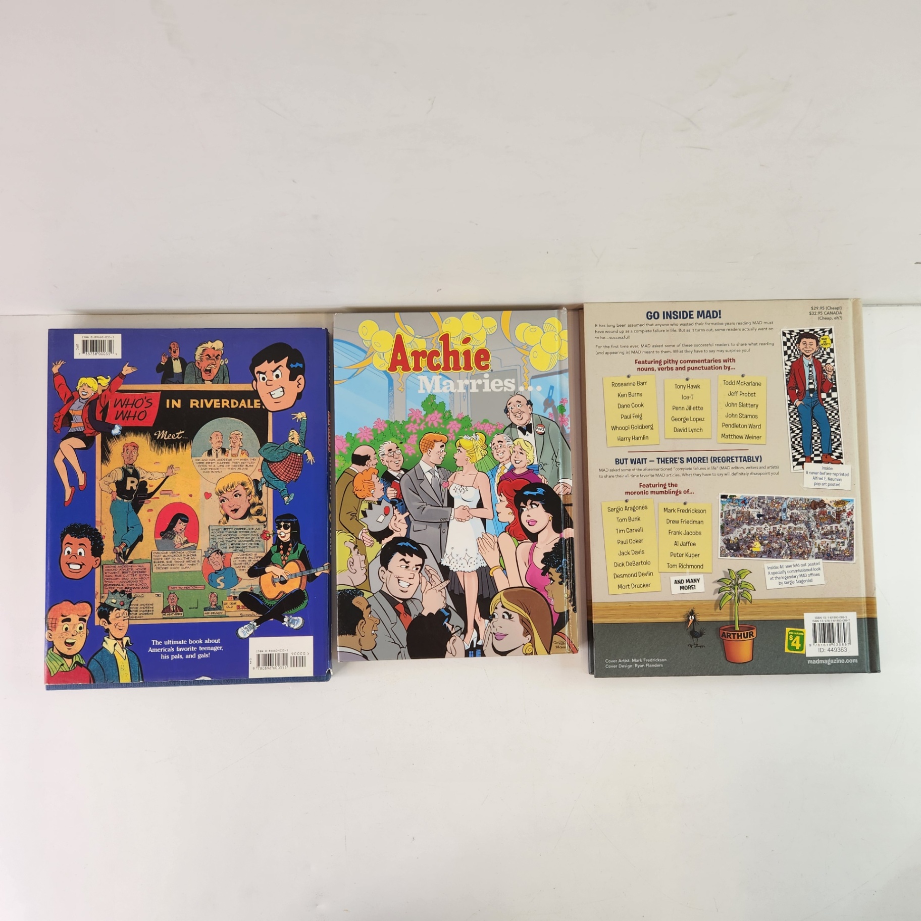 Archie Marries, His First 50 Years, Inside Mad Hardcovers - image 2 of 2