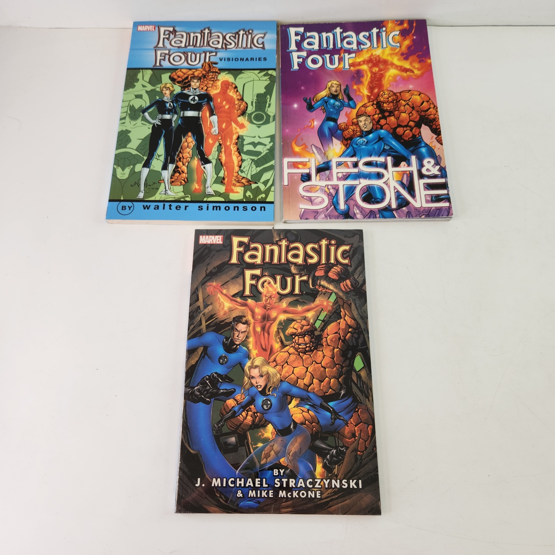 Marvel Comics Fantastic Four, F.F Visionaries, F.F Flesh and Stone TPB Comics - image 1 of 4