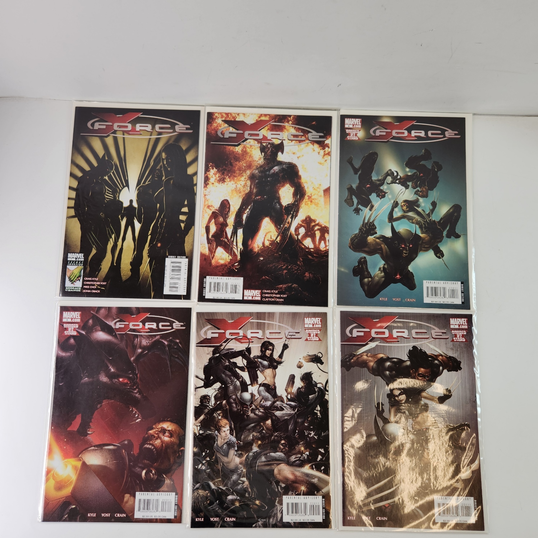 X-Force Vol. 2 #1-3, 6, 7 - image 1 of 4