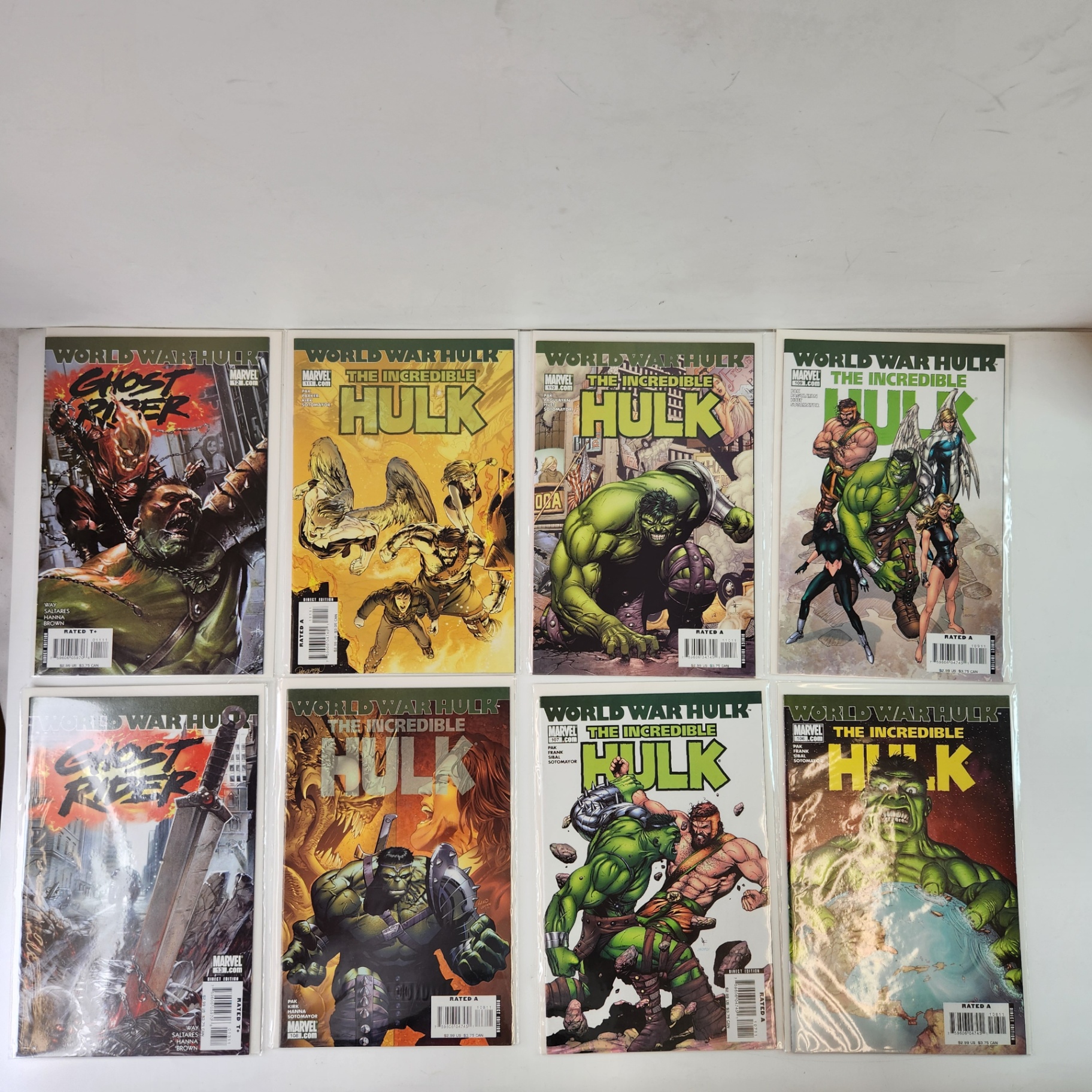 Hulk Vol 3 #106-111, Ghost Rider #12, 13 - image 1 of 5